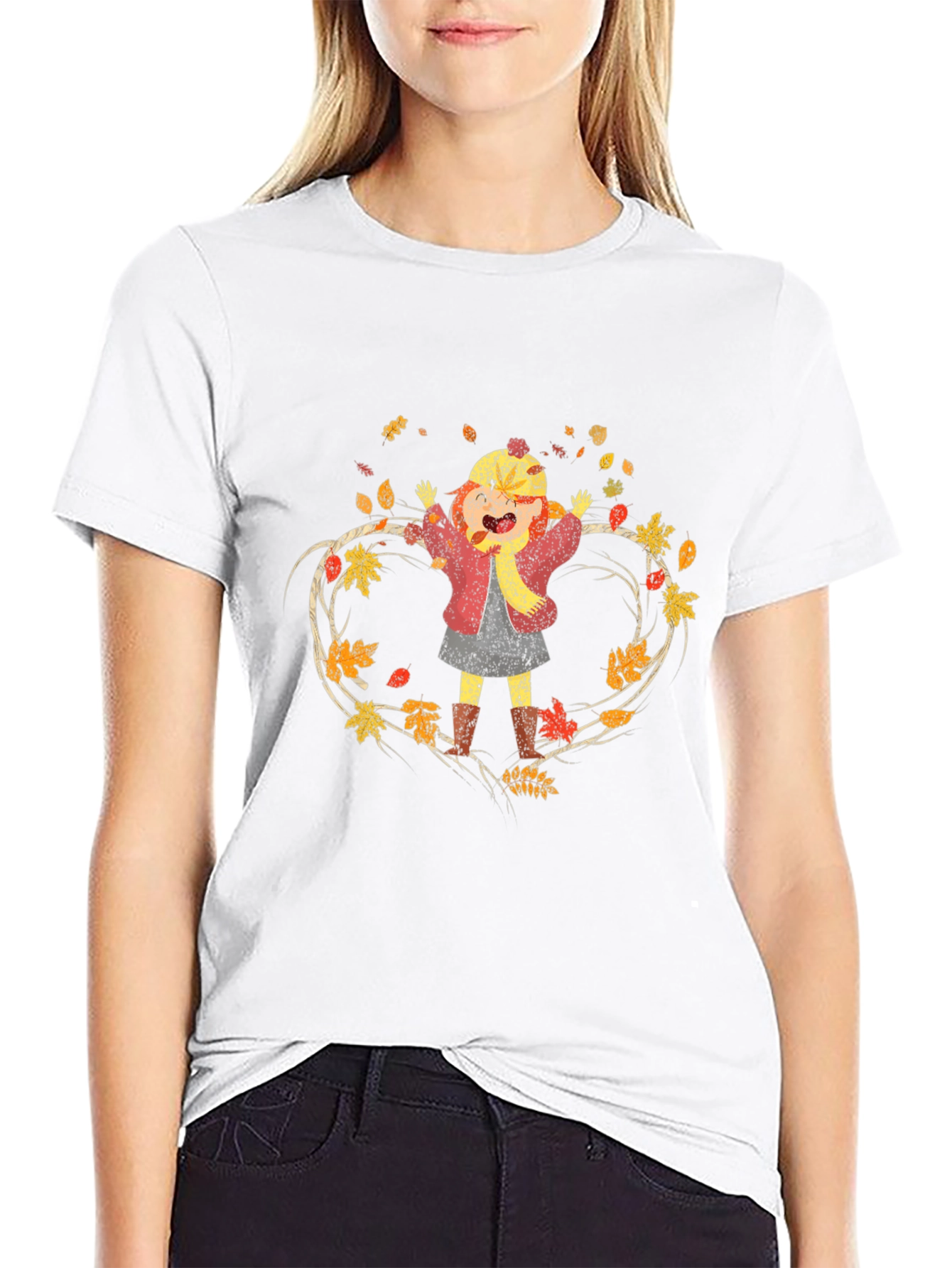 Autumn Girl T-Shirt: Cozy Fall Vibes