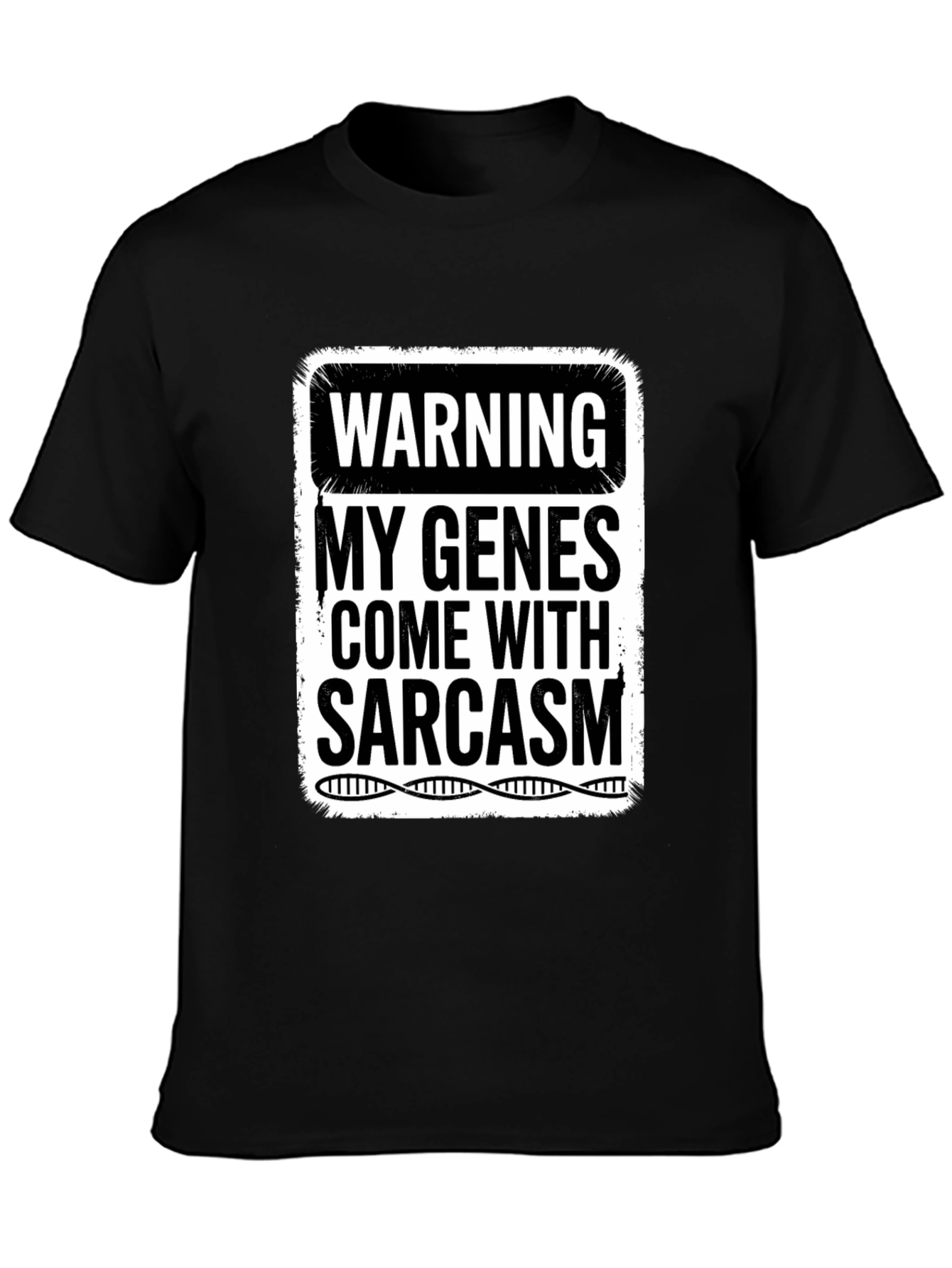 Sarcastic Genes Graphic Tee - Humor T-Shirt