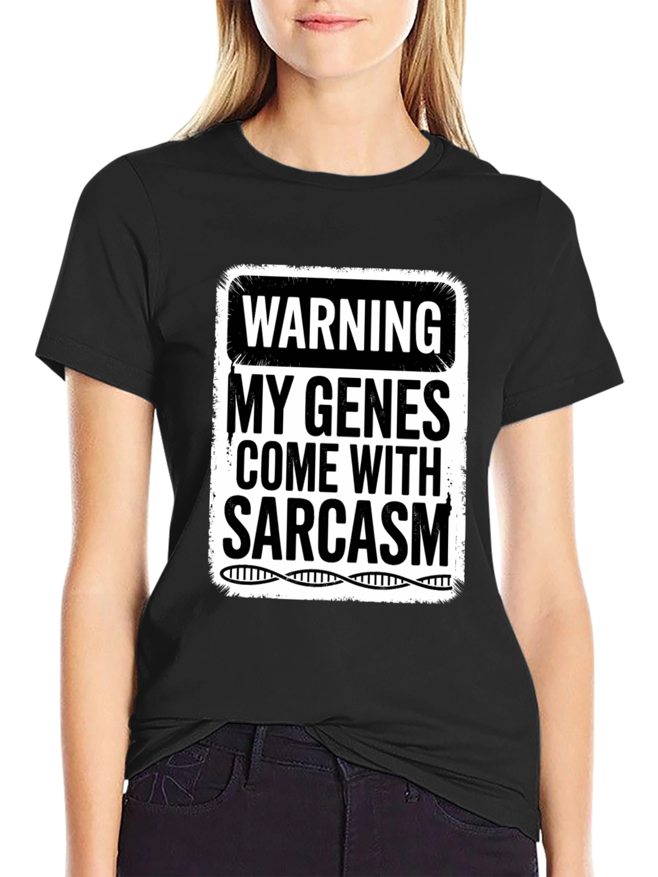 Sarcastic Genes Graphic Tee - Humor T-Shirt