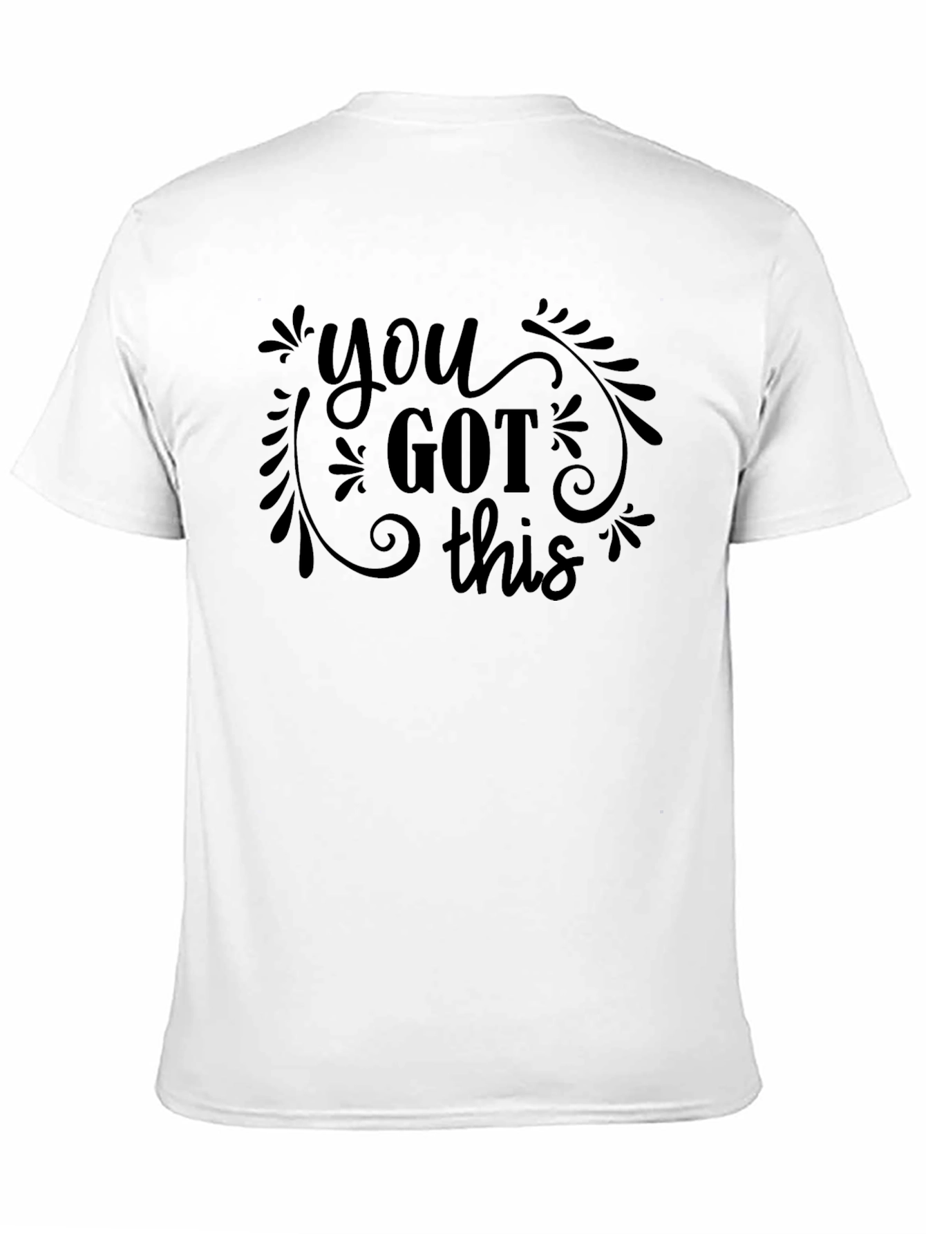 Motivational You Got This Black Graphic Tee