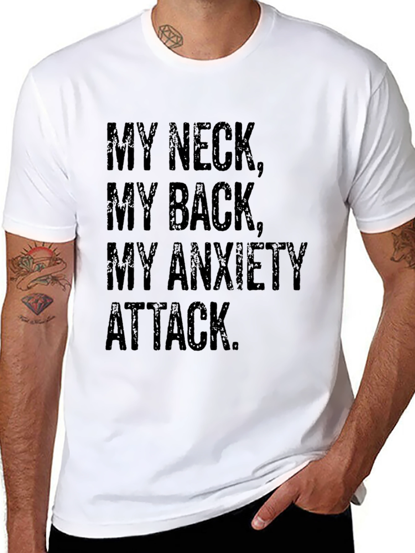 My Neck My Back My Anxiety Attack T-Shirt