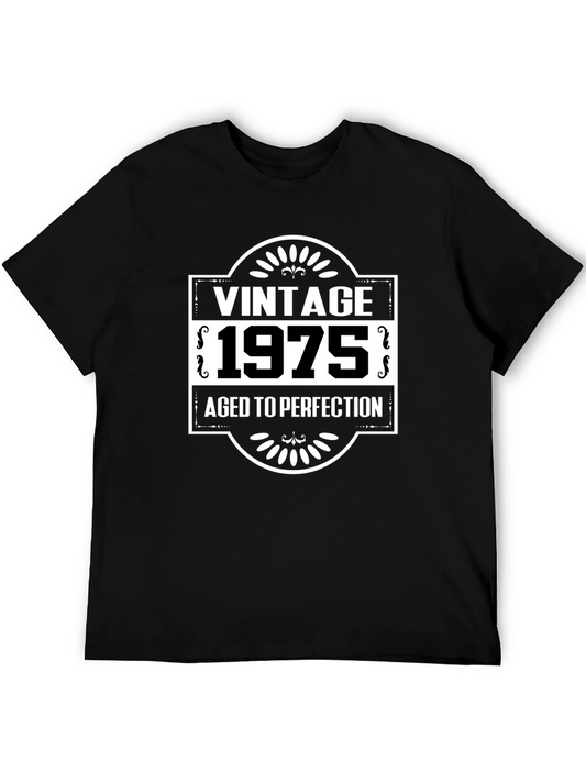 Vintage 1975 Aged To Perfection Graphic T-Shirt