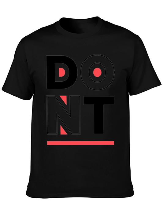 Edgy Graphic Tee: Dont Overthink It