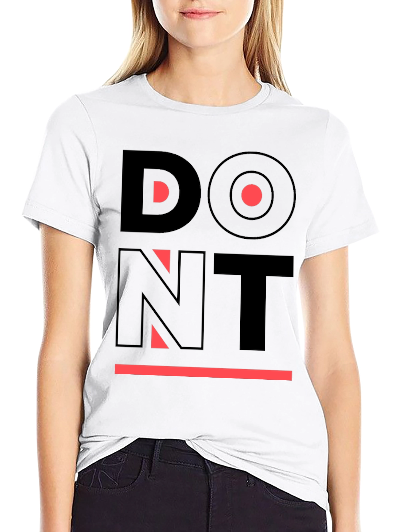 Edgy Graphic Tee: Dont Overthink It