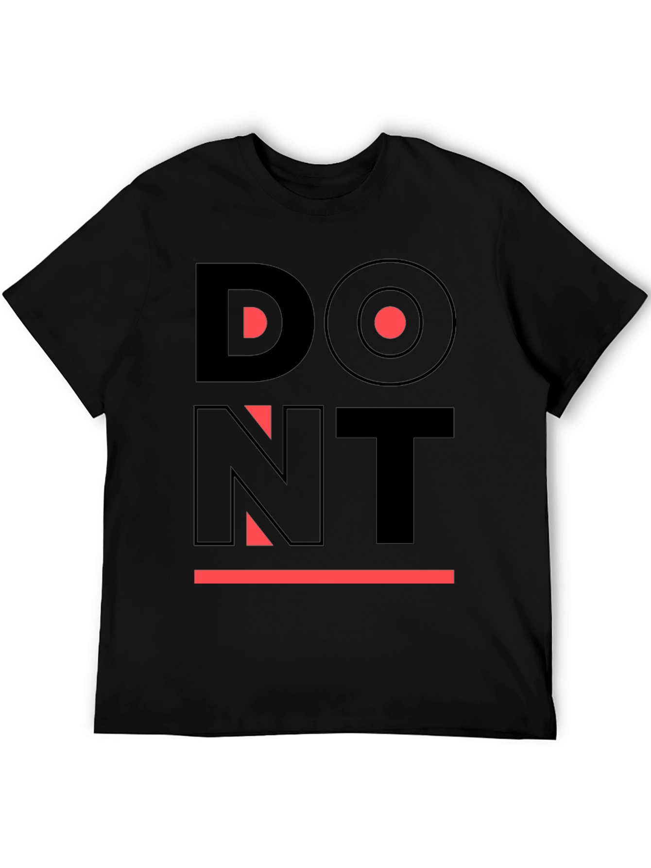 Edgy Graphic Tee: Dont Overthink It