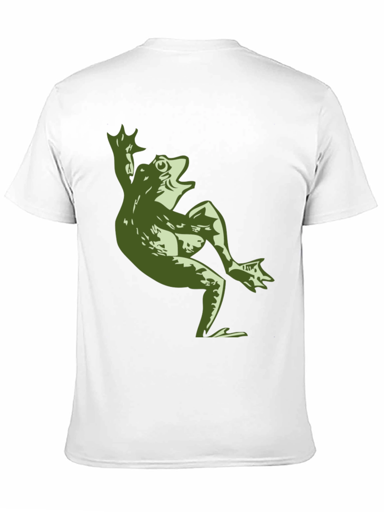 Funny Frog Graphic T-Shirt - Mens Black Tee