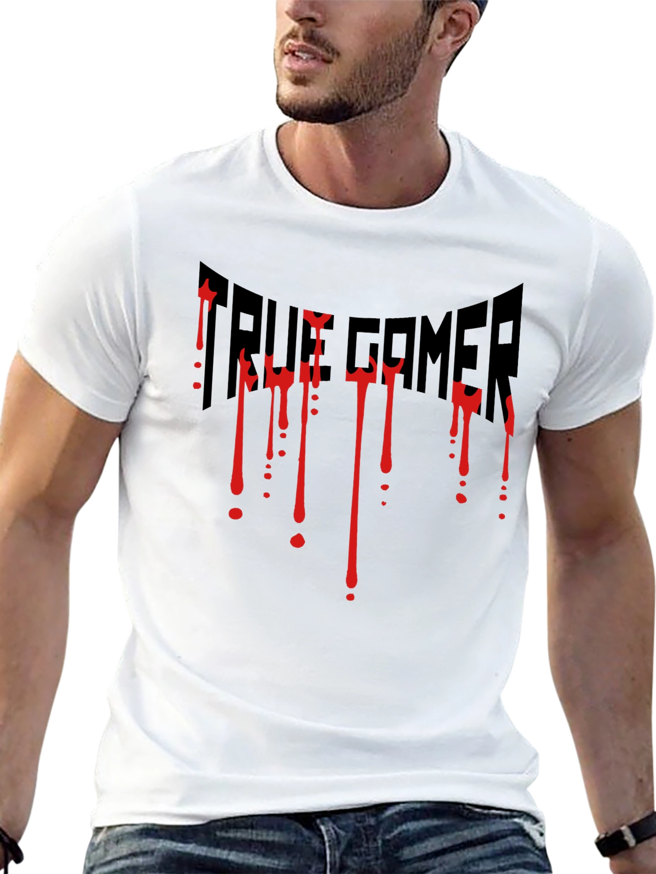True Gamer Graphic Tee - Black