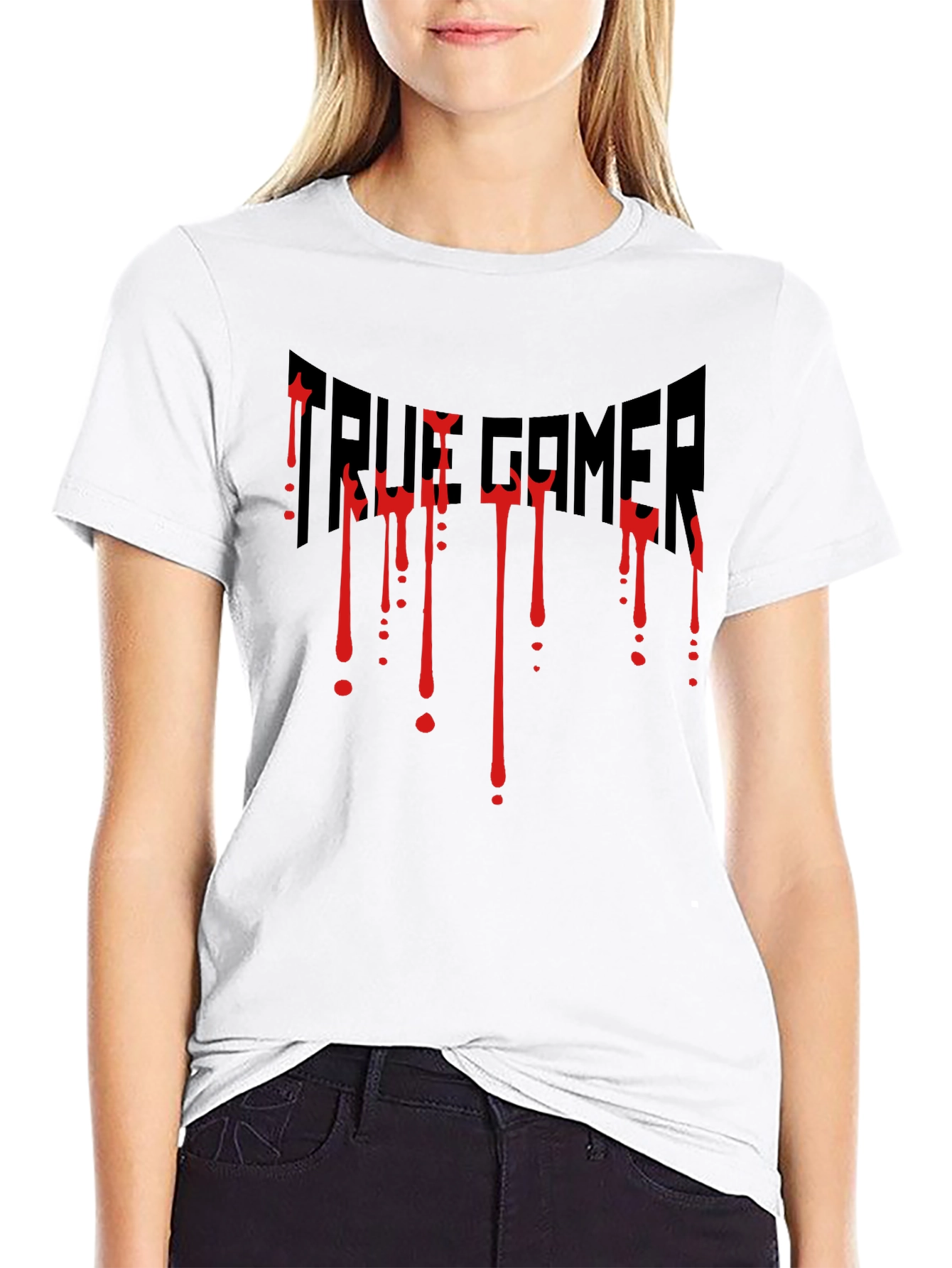 True Gamer Graphic Tee - Black