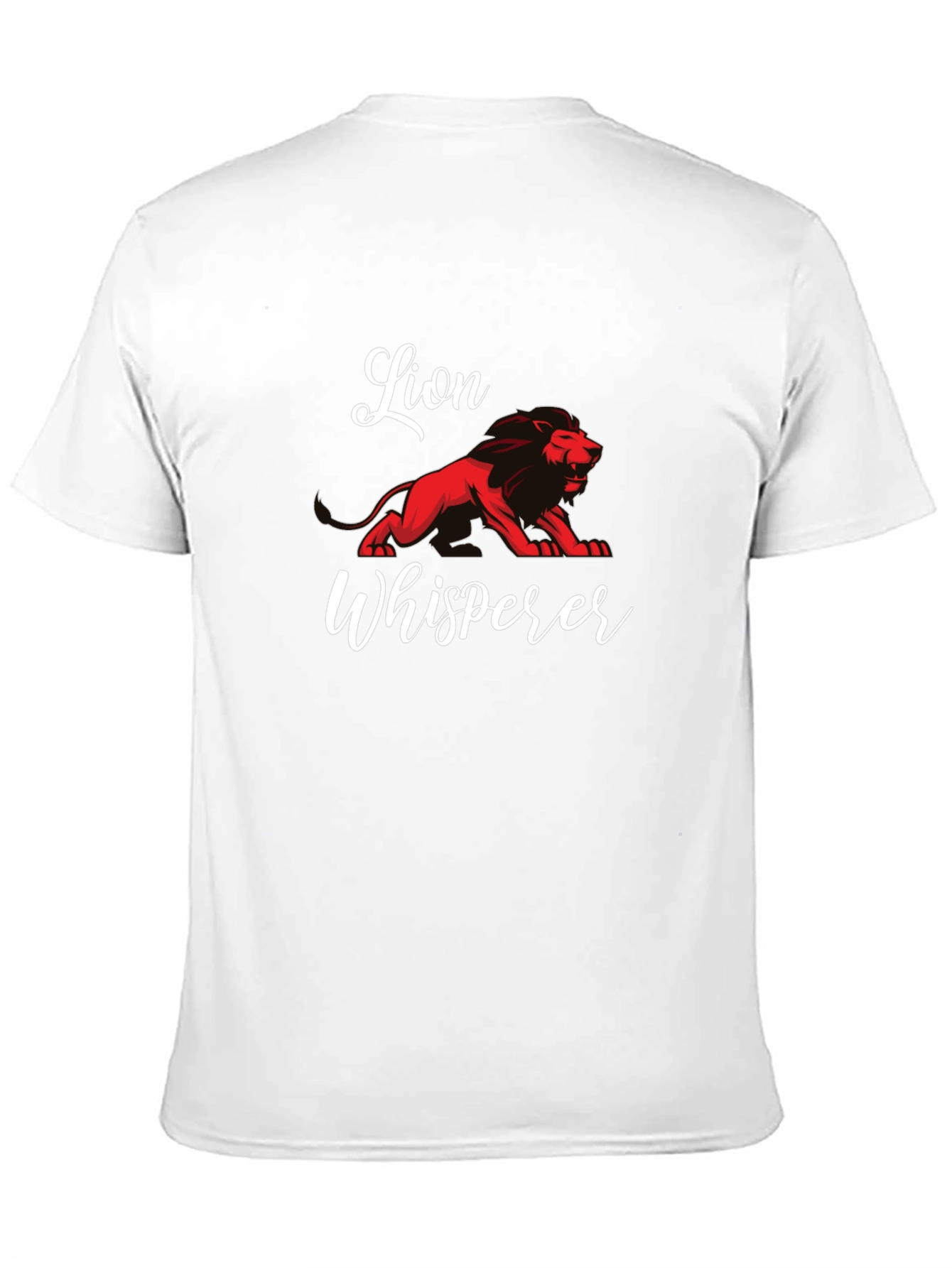 Lion Whisperer Black T-Shirt - Animal Lover Tee