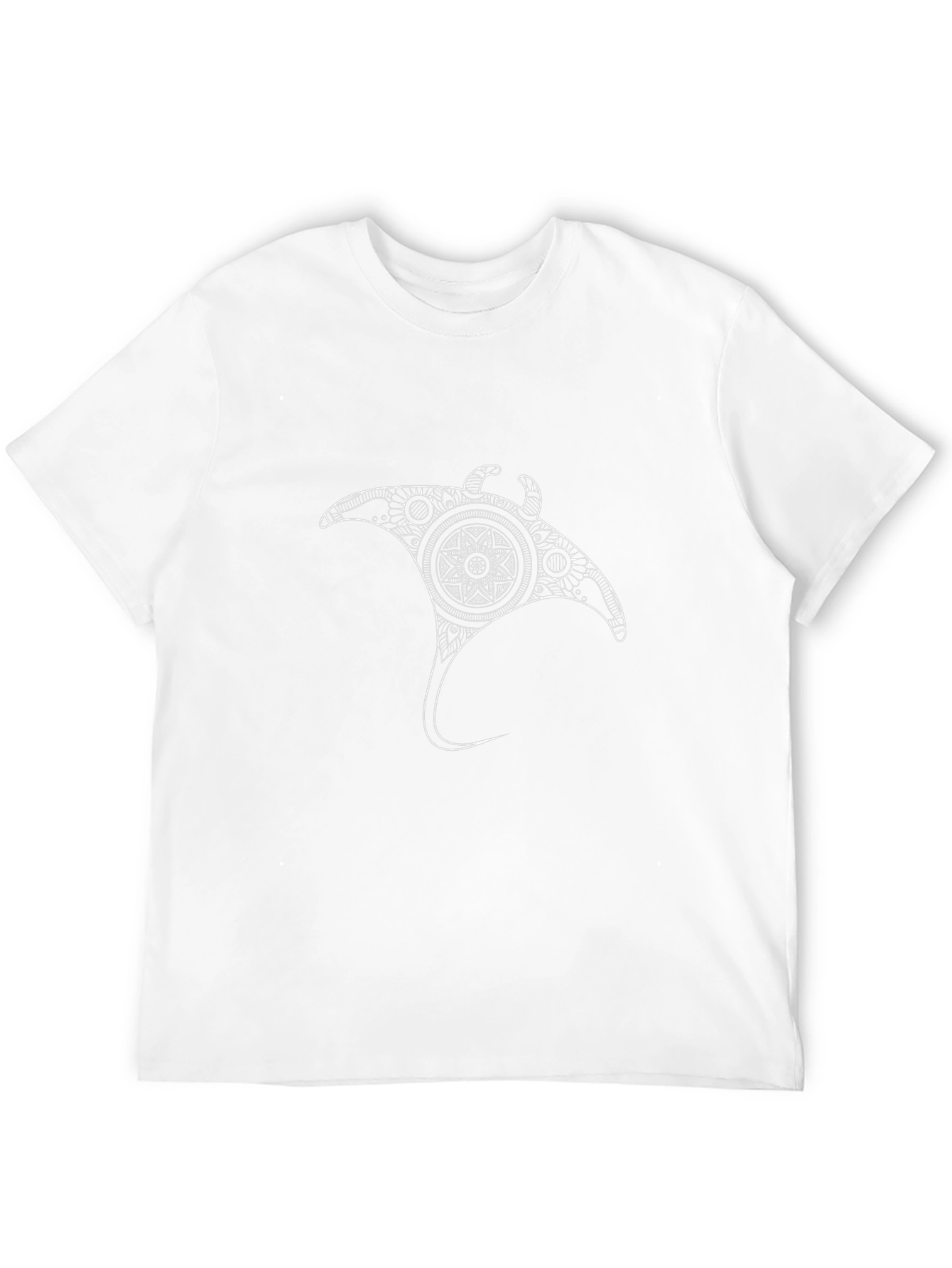 Black Manta Ray Graphic T-Shirt