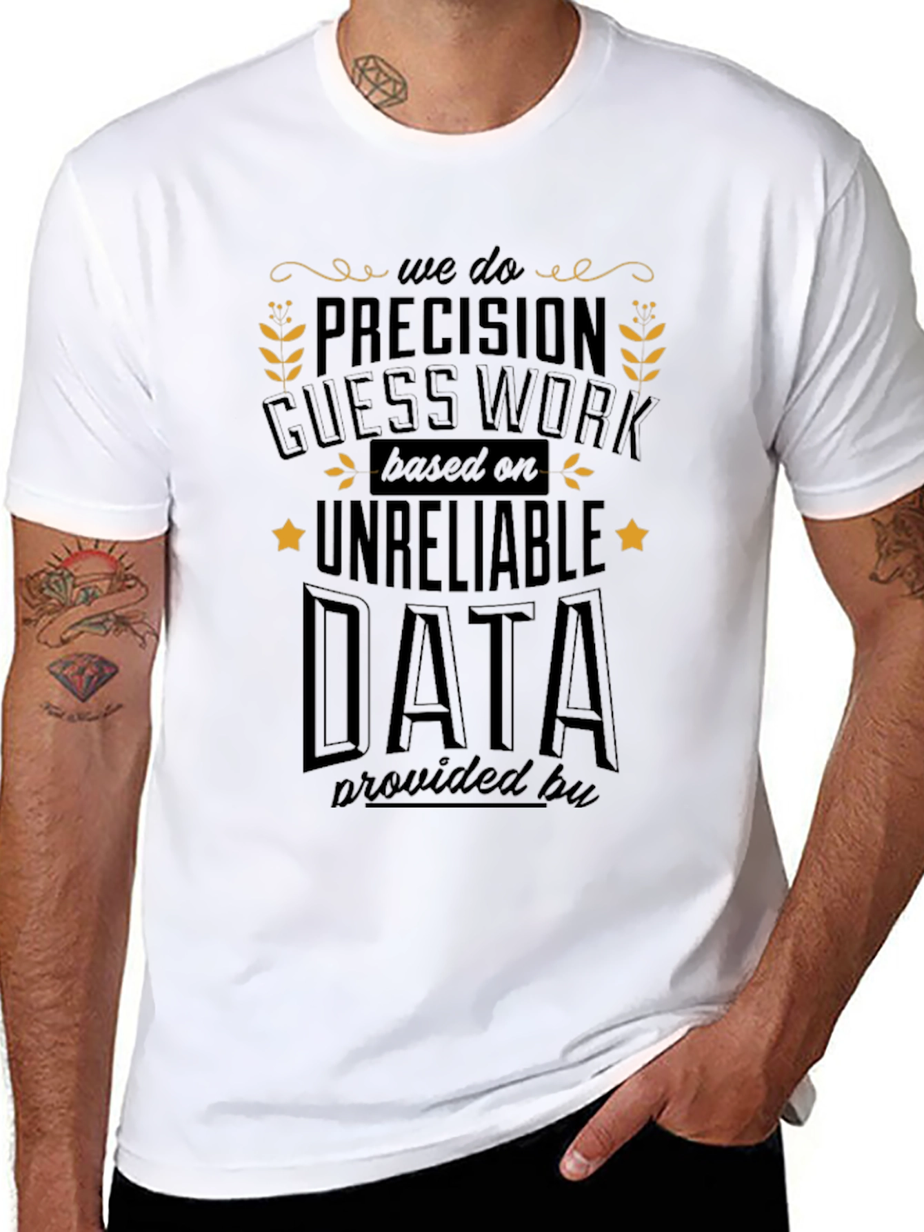 Precision Guesswork T-Shirt - Funny Data Science Tee