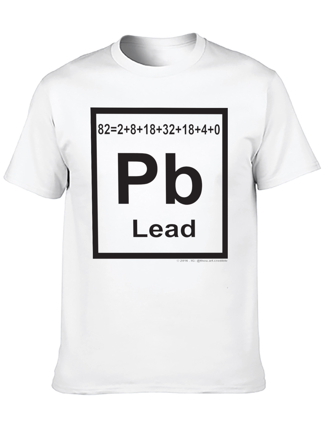 Lead Element Periodic Table T-Shirt