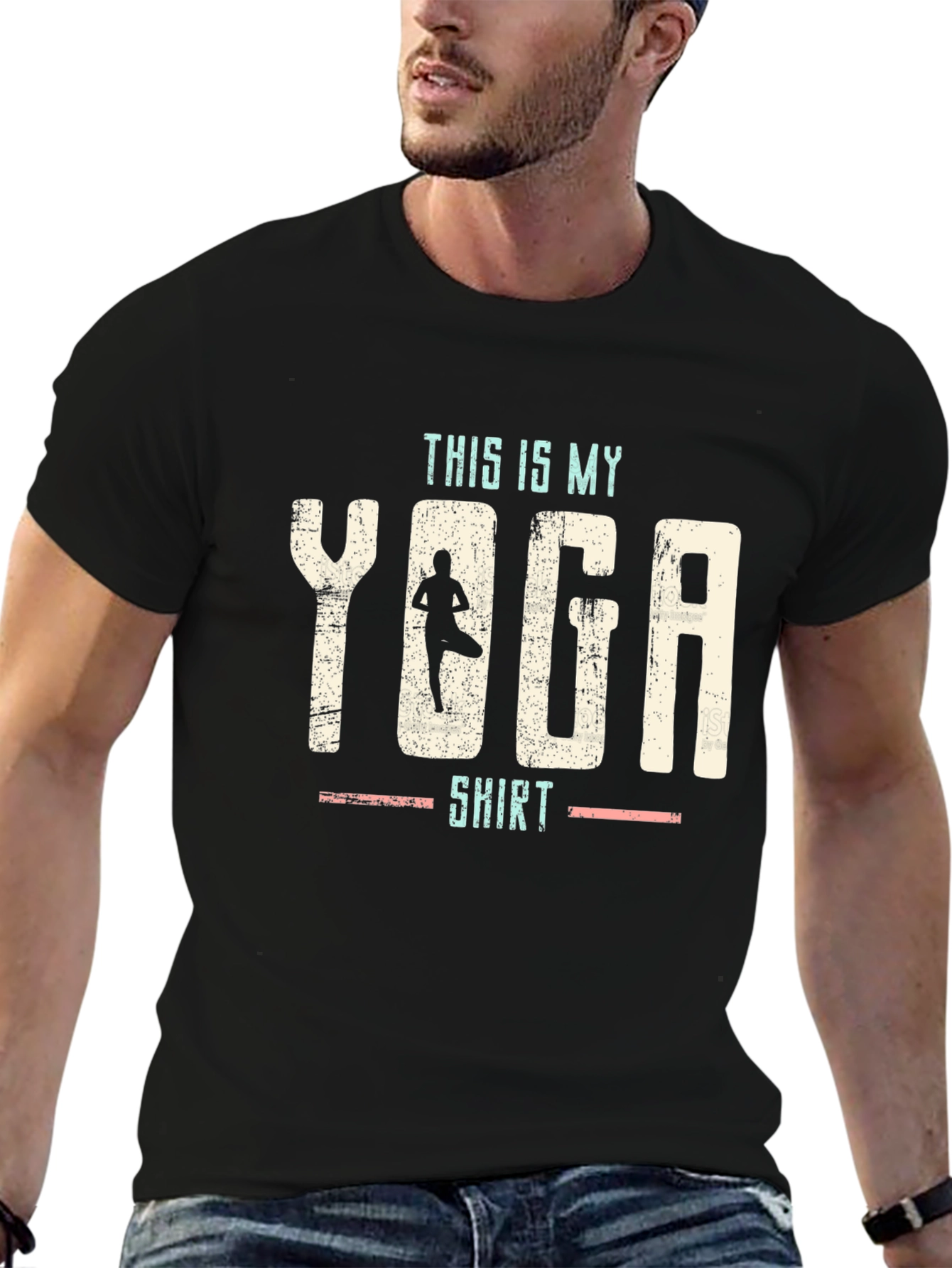 This Is My Yoga Shirt - Novelty Graphic Tee