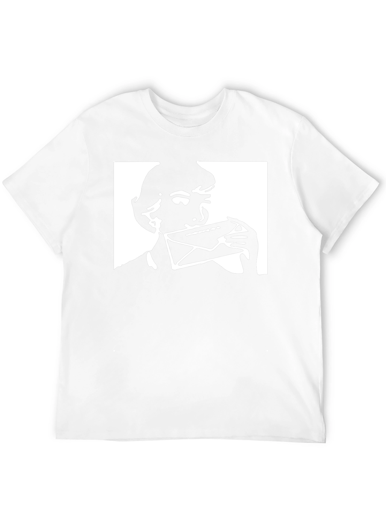 Envelope Licker Black Graphic T-Shirt