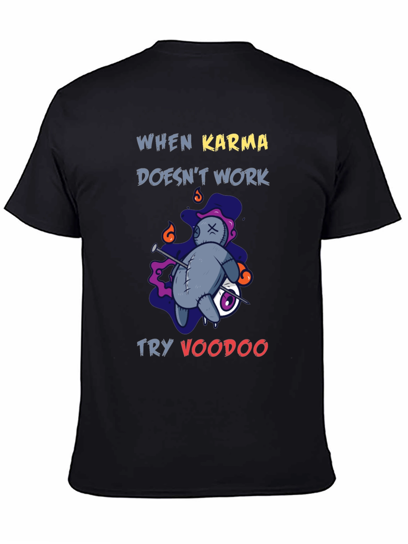 Voodoo Karma T-Shirt - Novelty Graphic Tee
