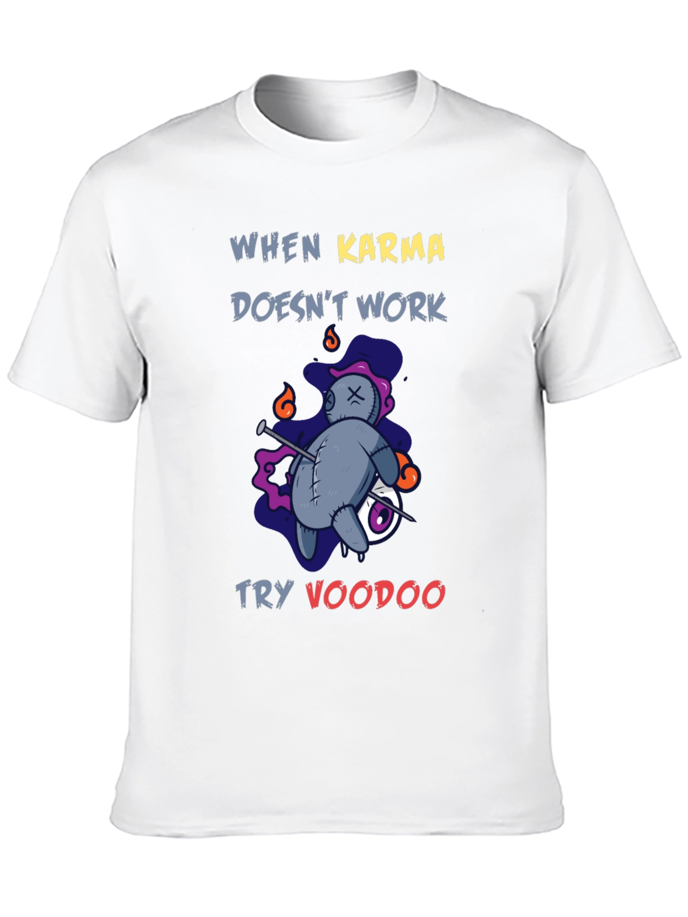 Voodoo Karma T-Shirt - Novelty Graphic Tee