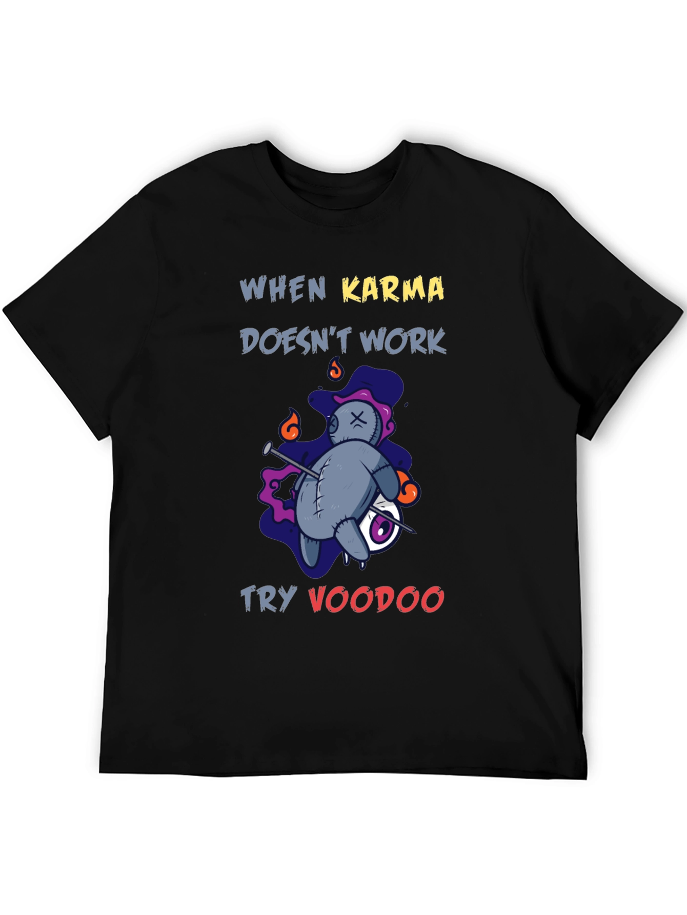 Voodoo Karma T-Shirt - Novelty Graphic Tee