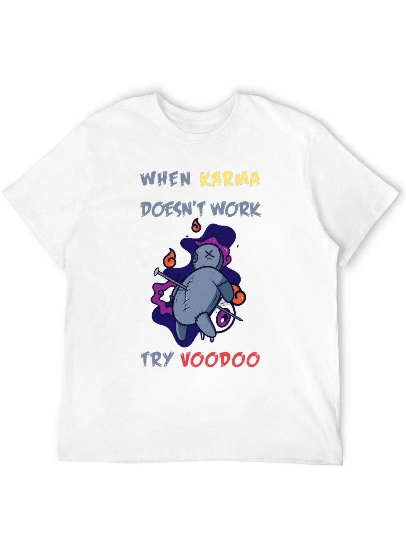 Voodoo Karma T-Shirt - Novelty Graphic Tee