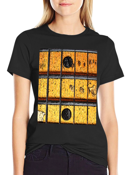 Guitar Fretboard Graphic Tee - Musician Style