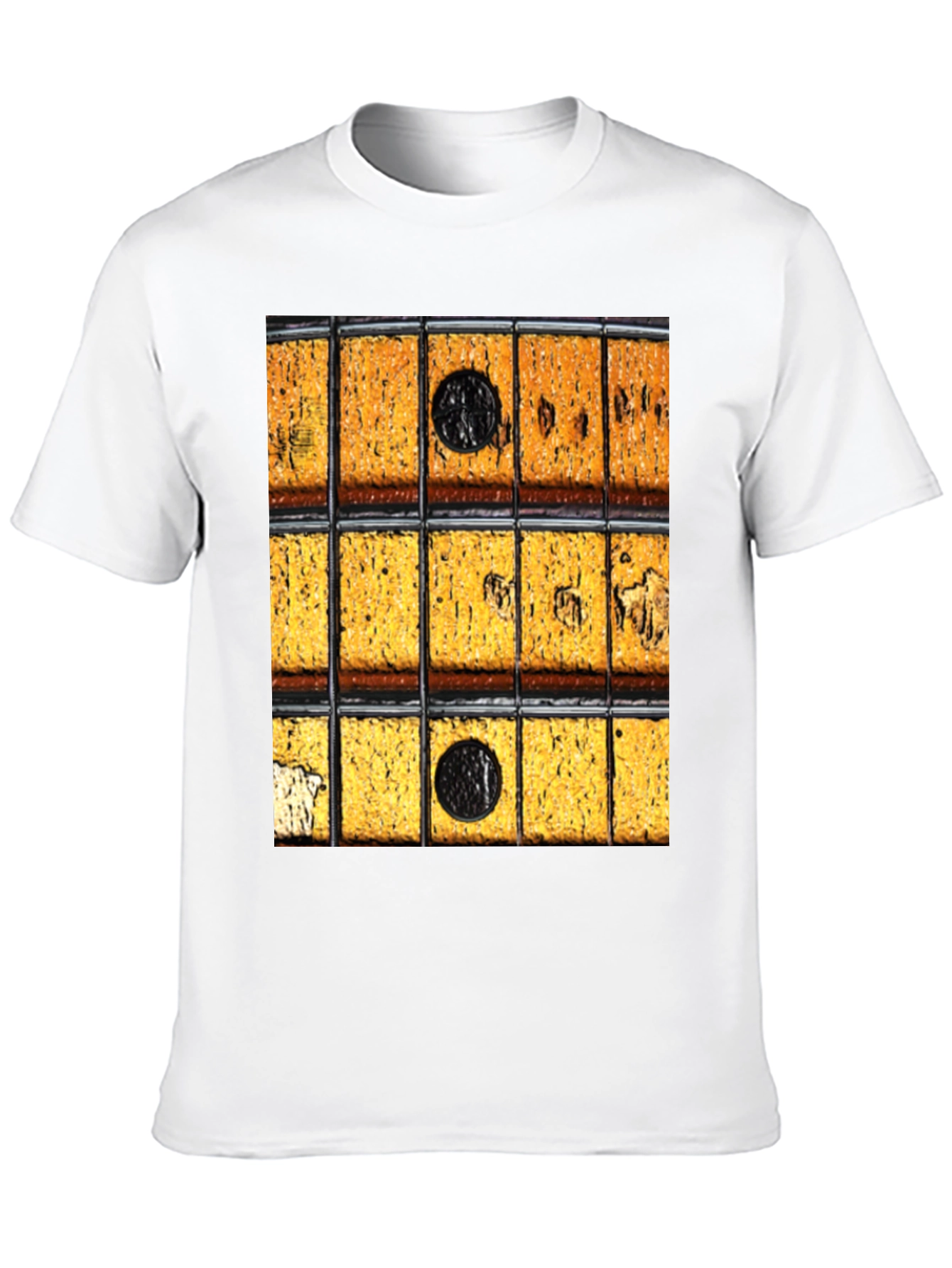 Guitar Fretboard Graphic Tee - Musician Style