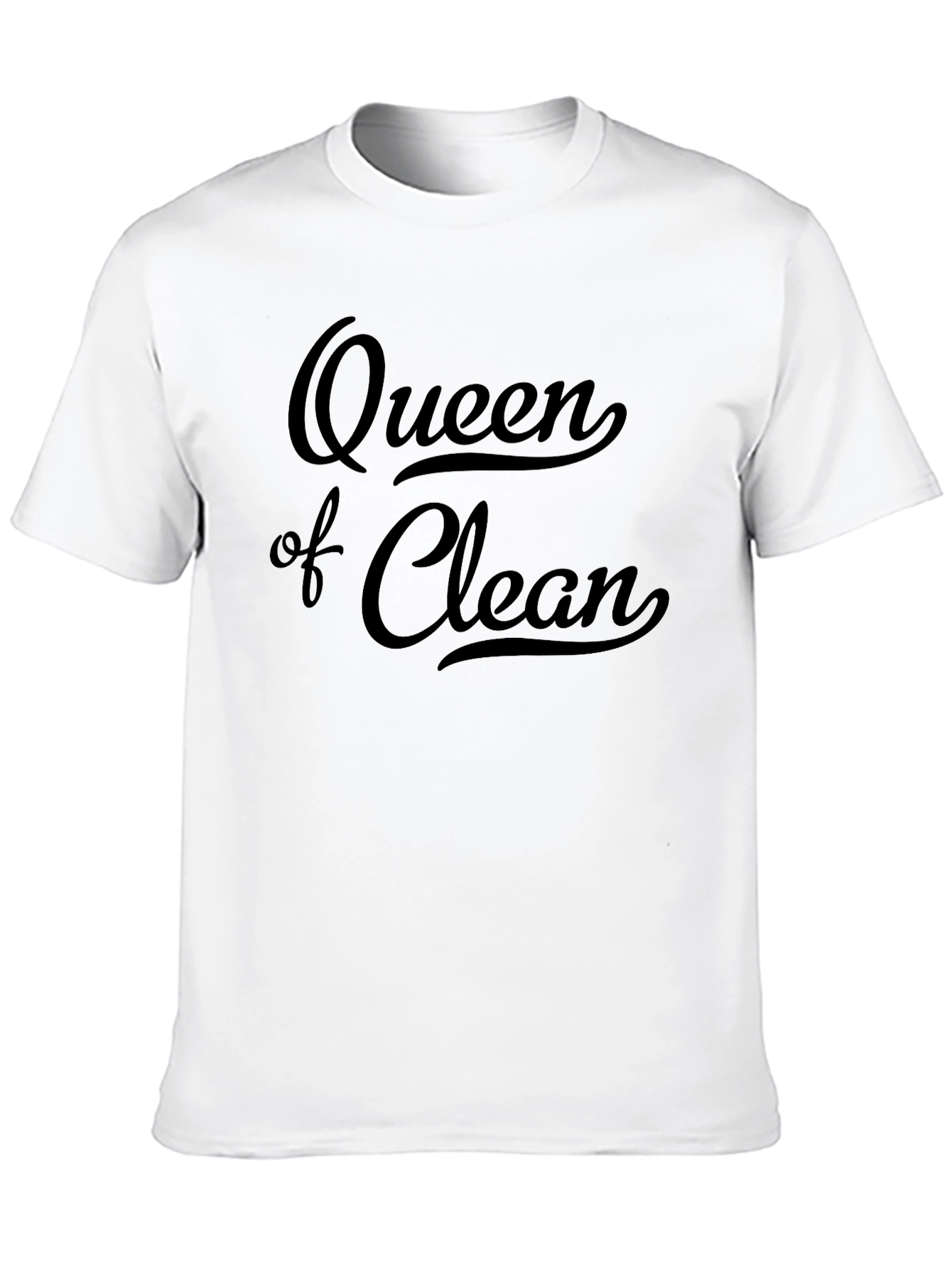 Queen of Clean Black T-Shirt