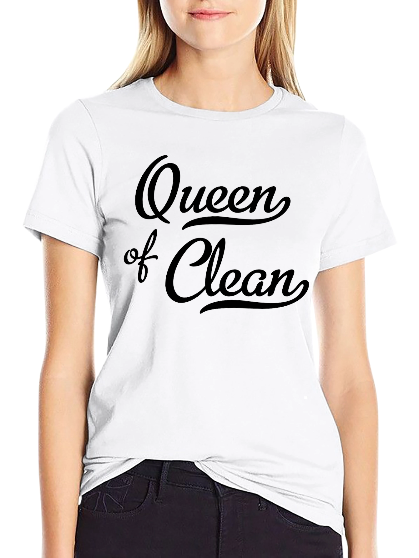 Queen of Clean Black T-Shirt
