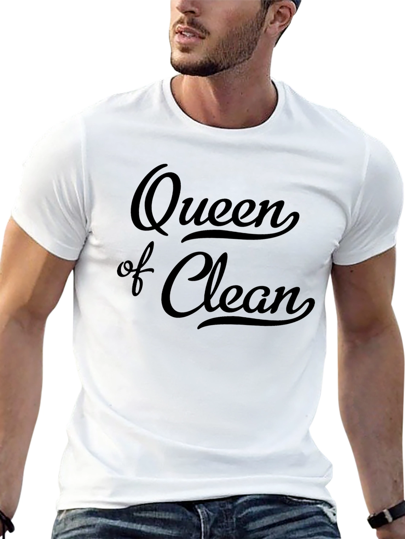 Queen of Clean Black T-Shirt