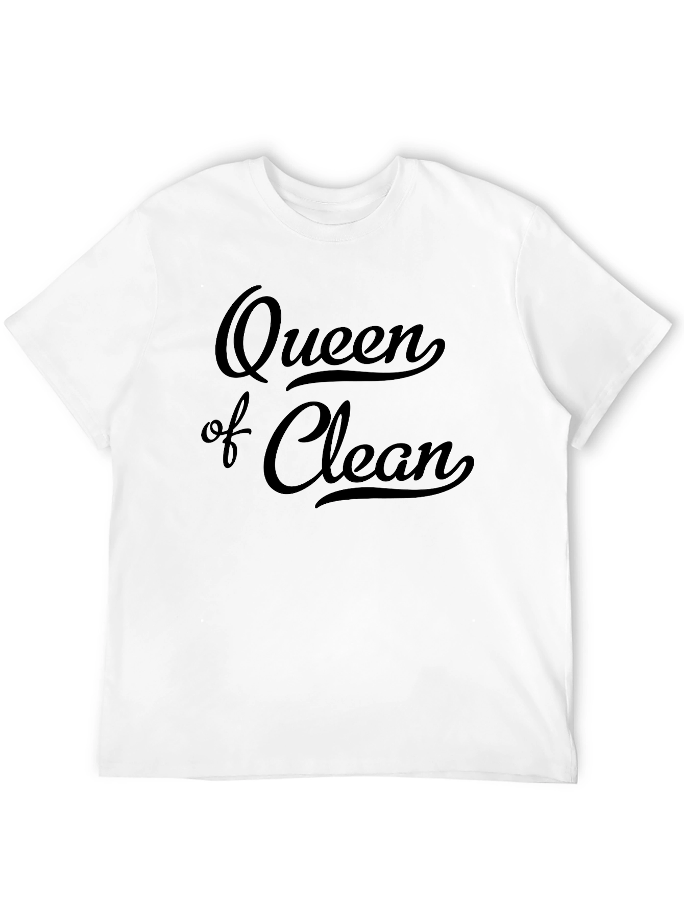 Queen of Clean Black T-Shirt