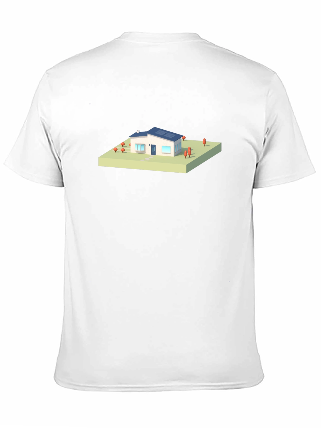 Modern House Graphic Tee - Black
