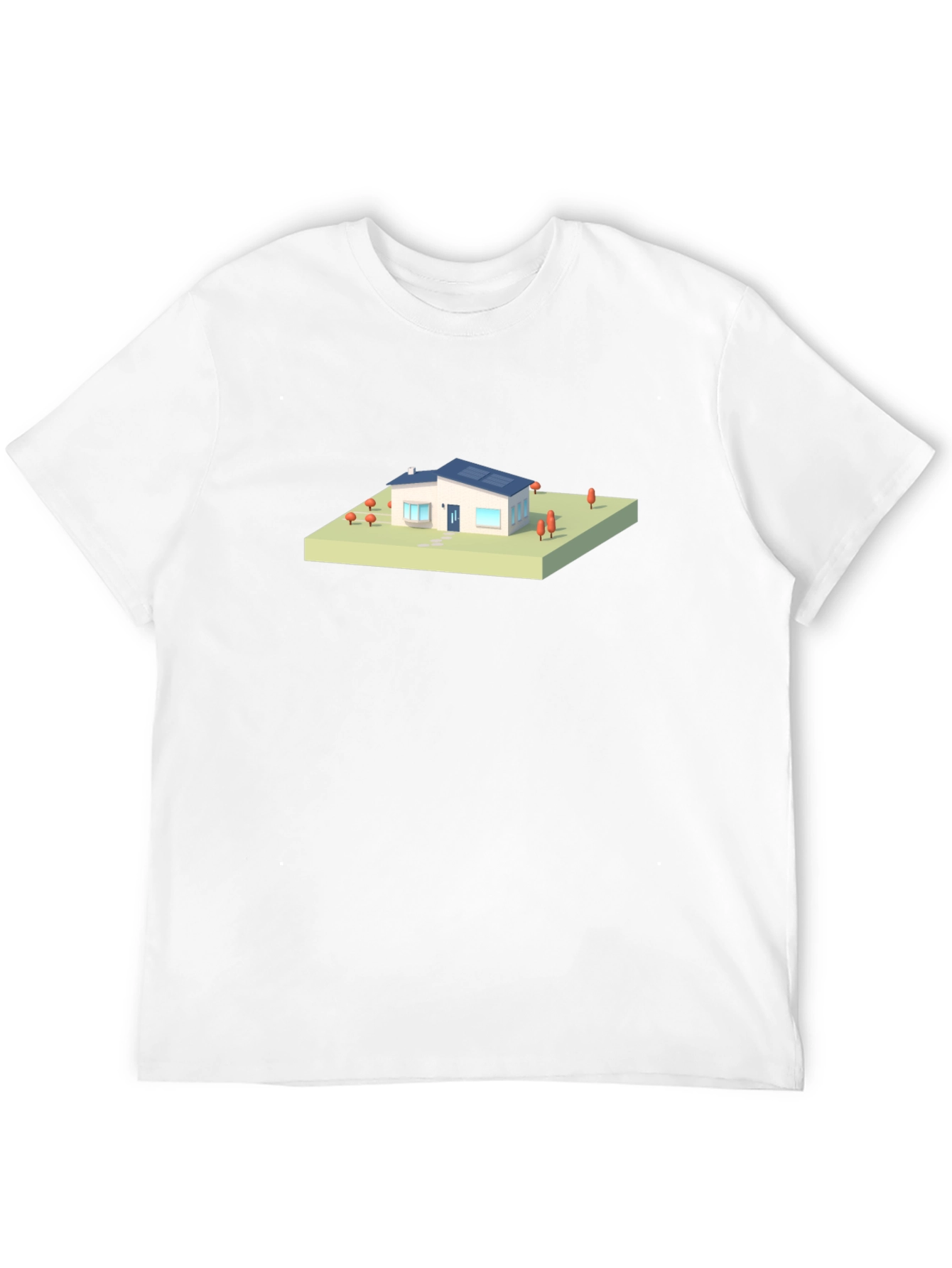 Modern House Graphic Tee - Black