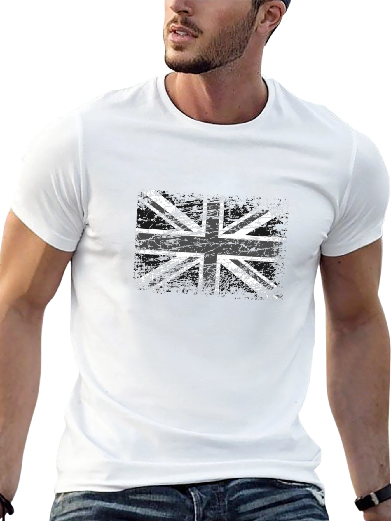 Union Jack Black T-Shirt