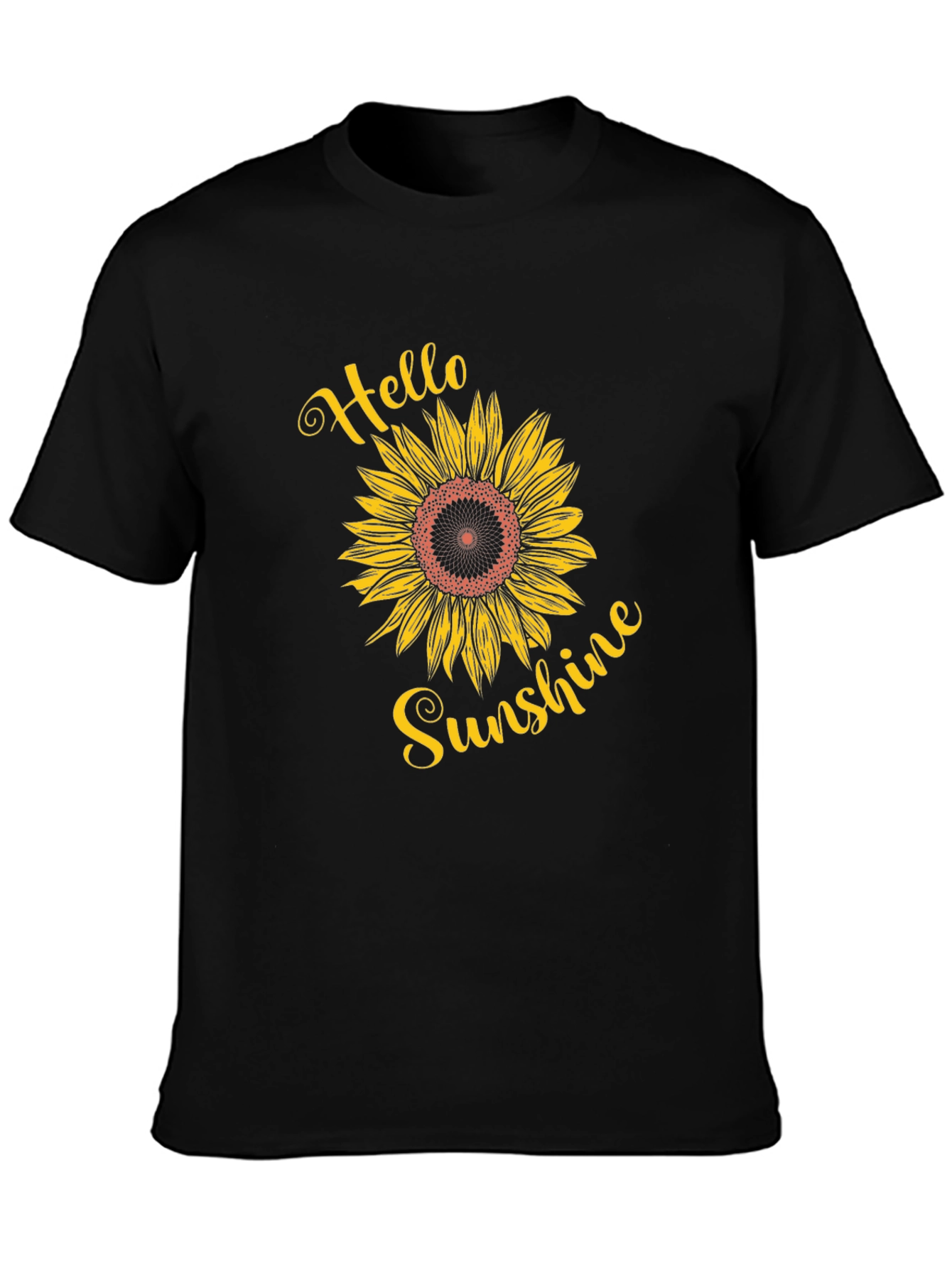 Hello Sunshine Sunflower Graphic Tee