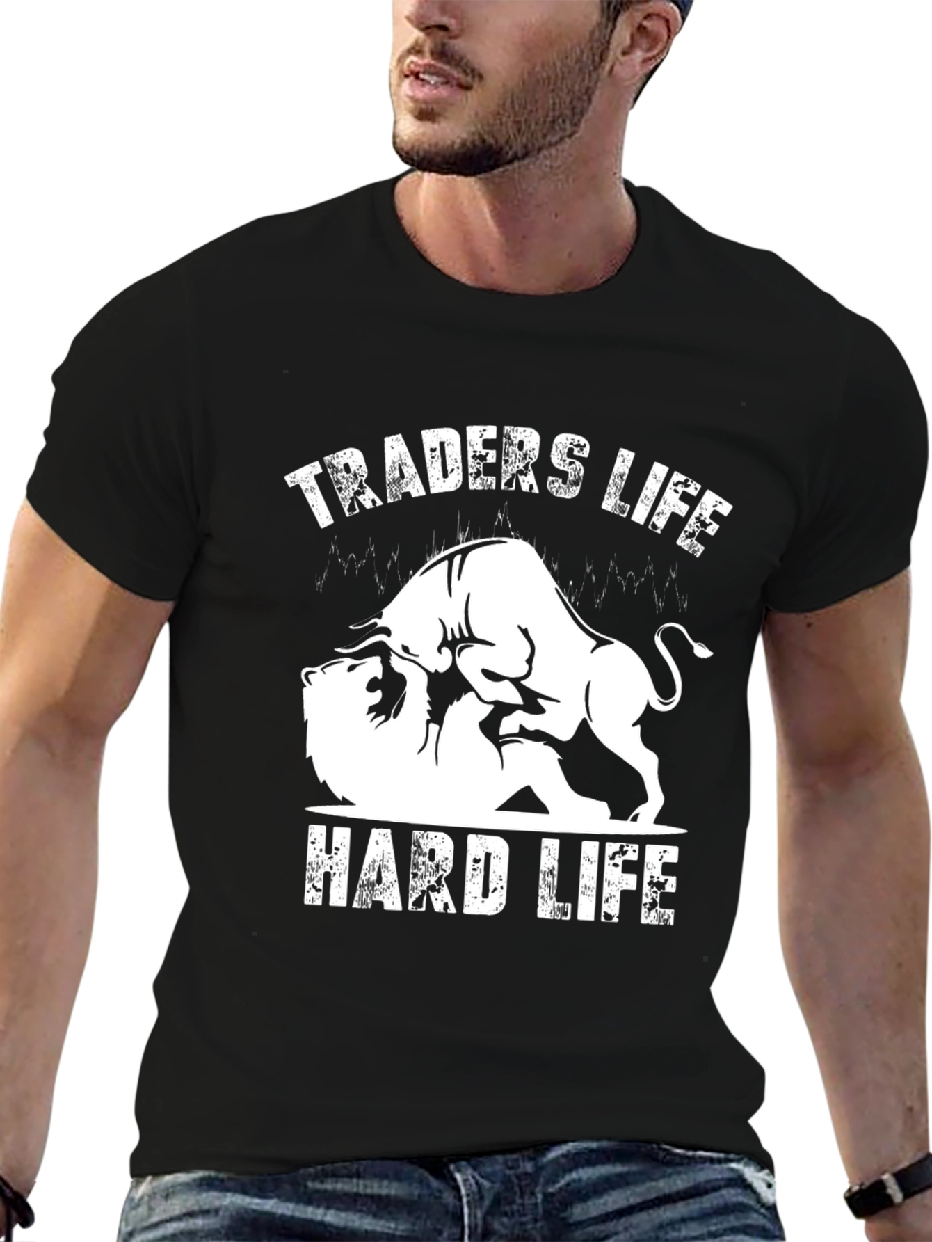 Traders Life Hard Life Graphic Tee
