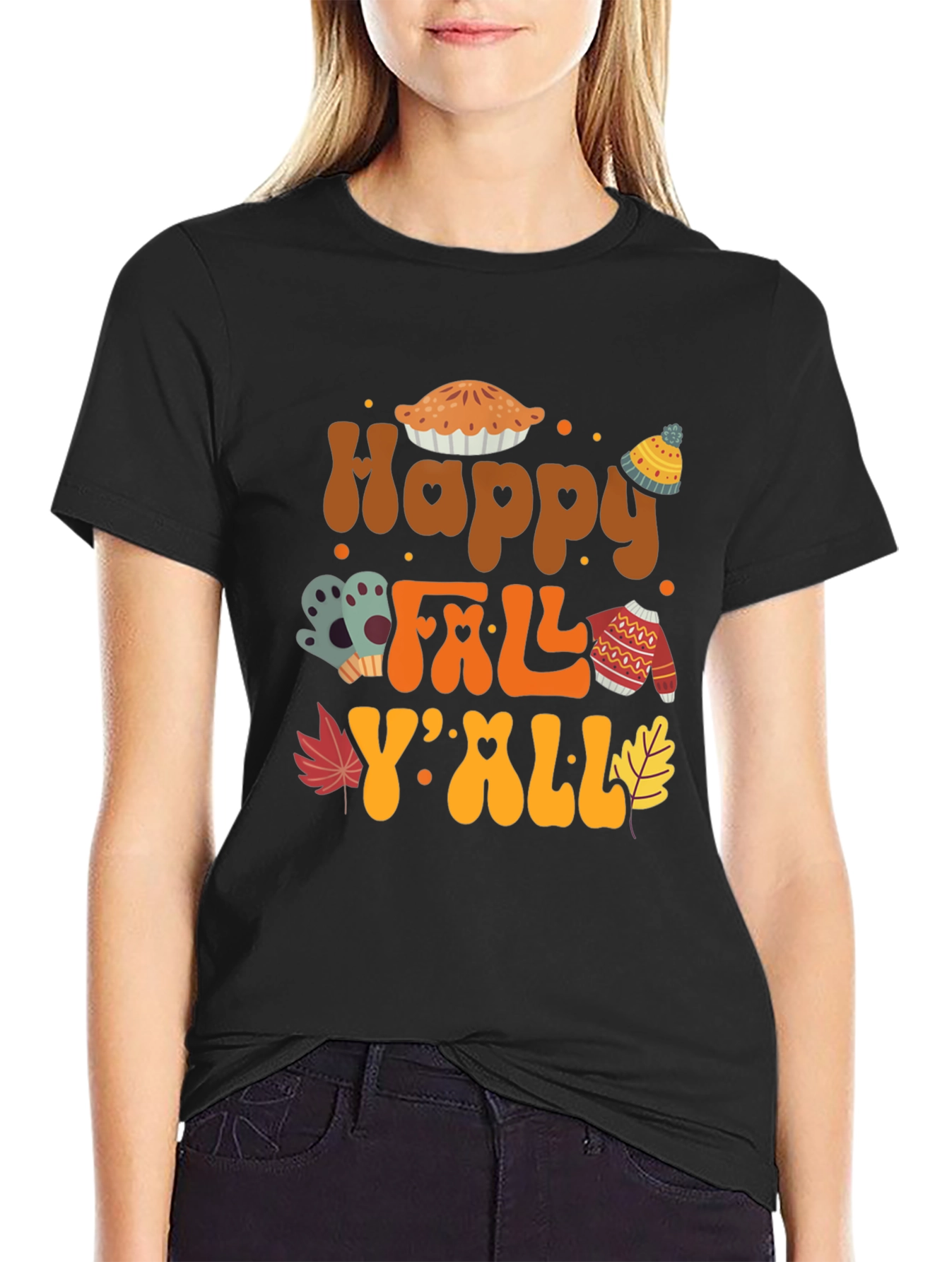 Happy Fall Yall Graphic Tee