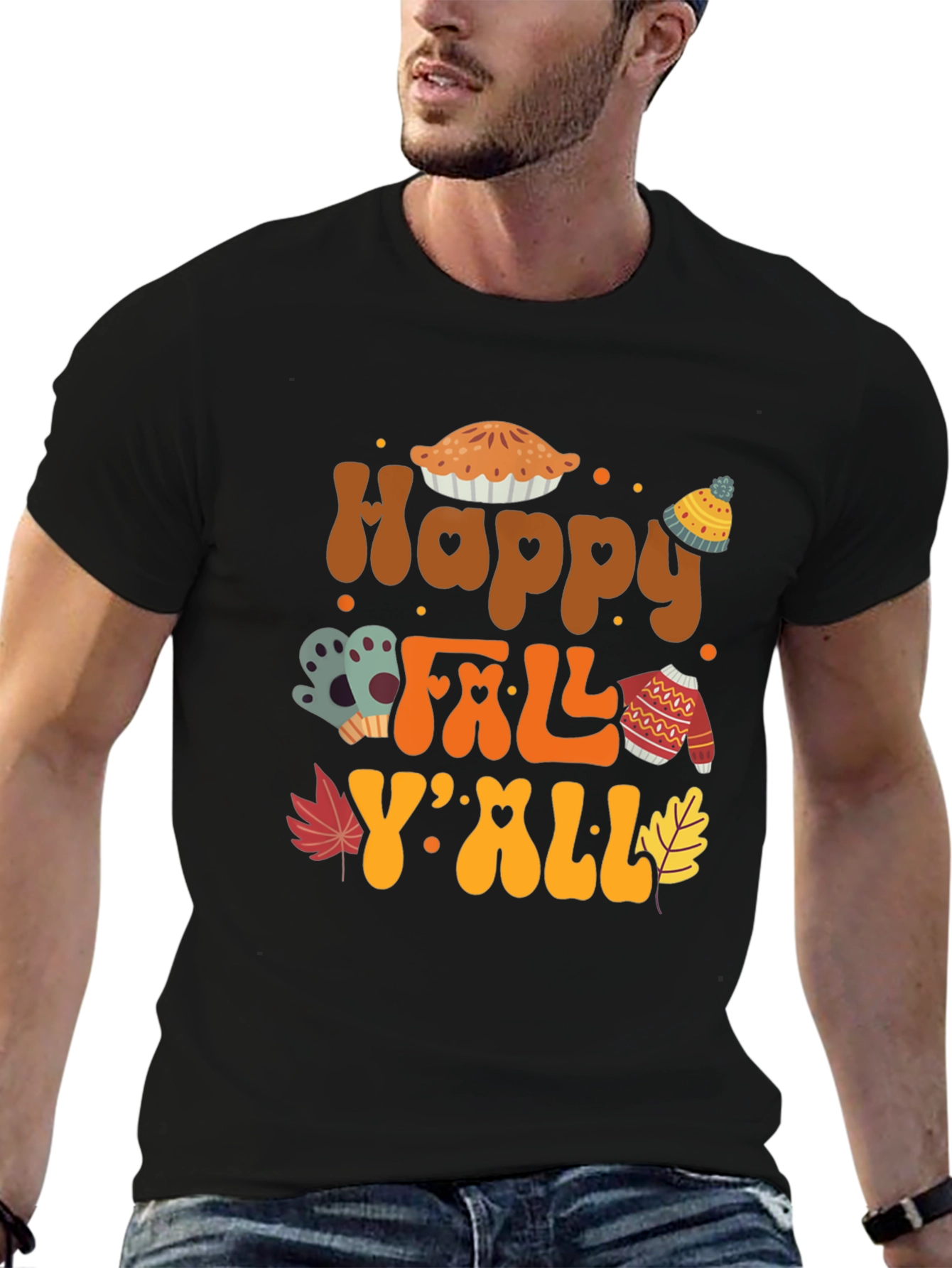 Happy Fall Yall Graphic Tee