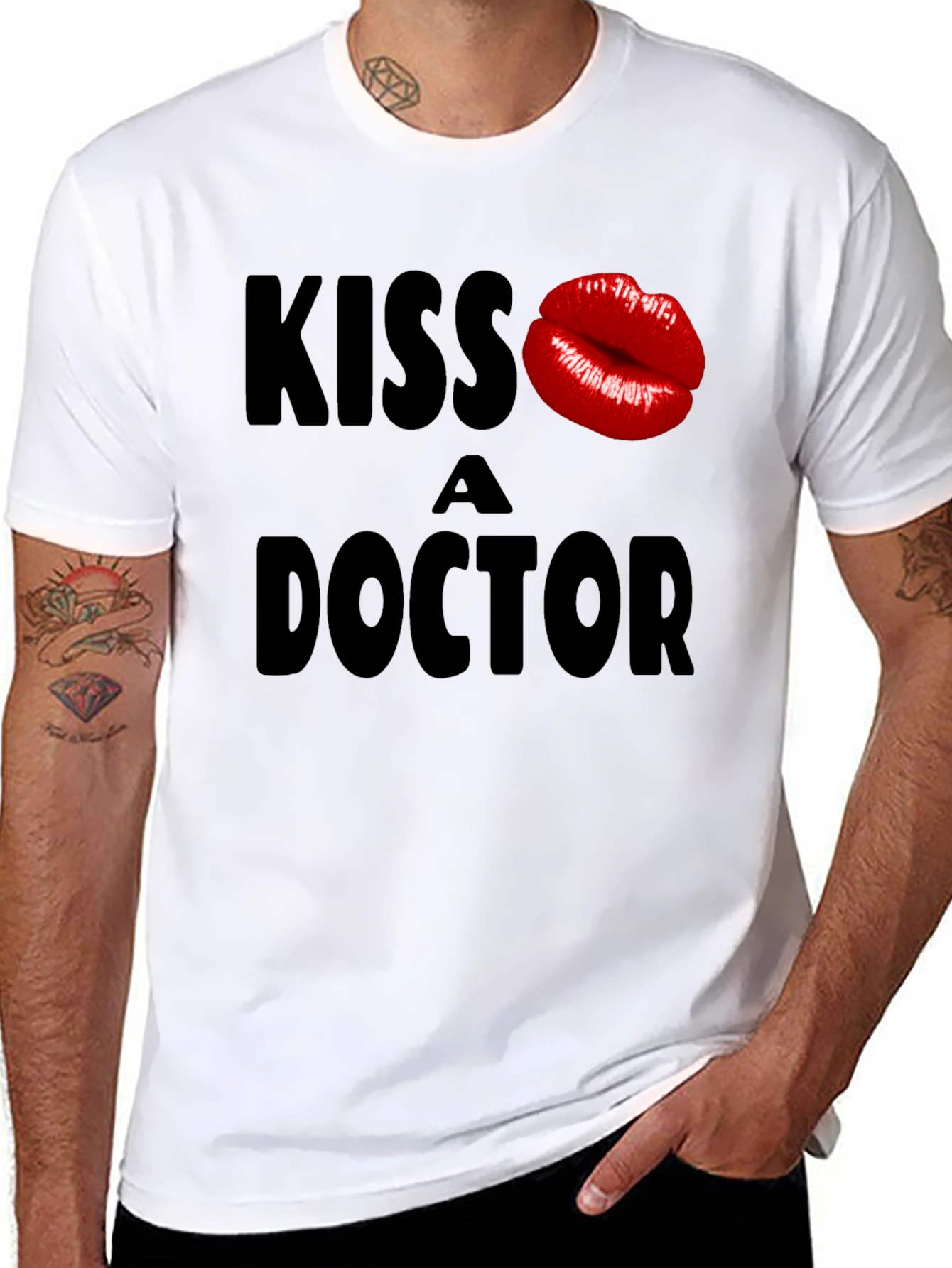 Kiss a Doctor Graphic T-Shirt
