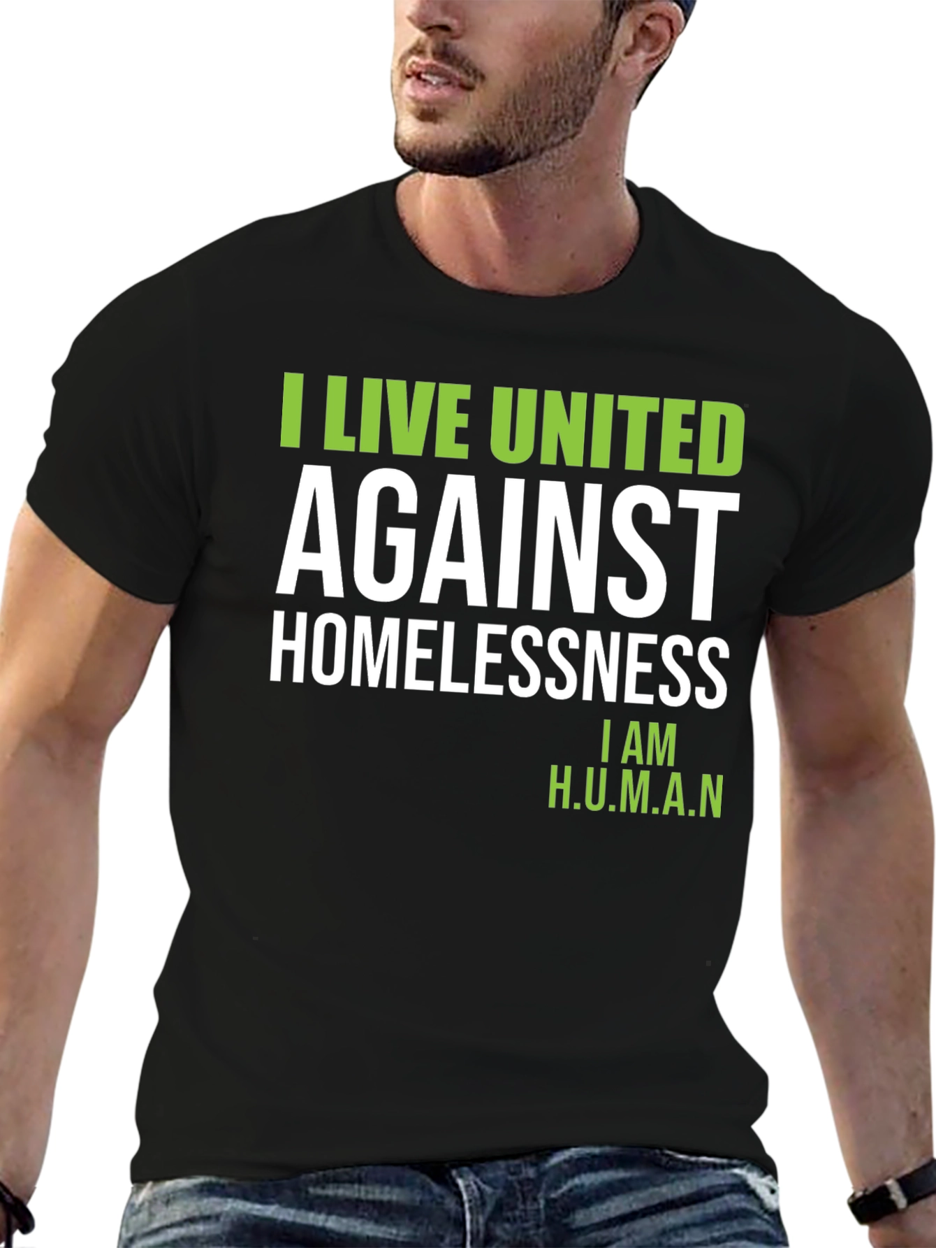 I Live United Against Homelessness T-Shirt