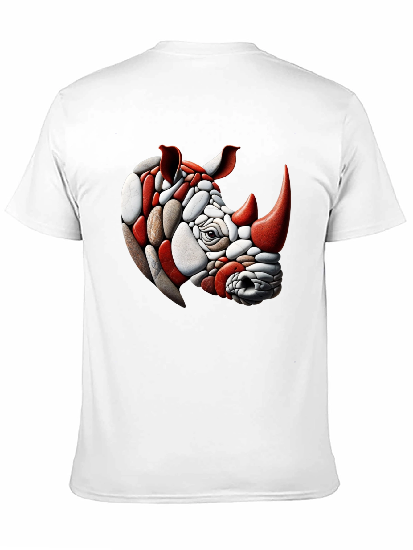 Rhinoceros Stone Art T-Shirt