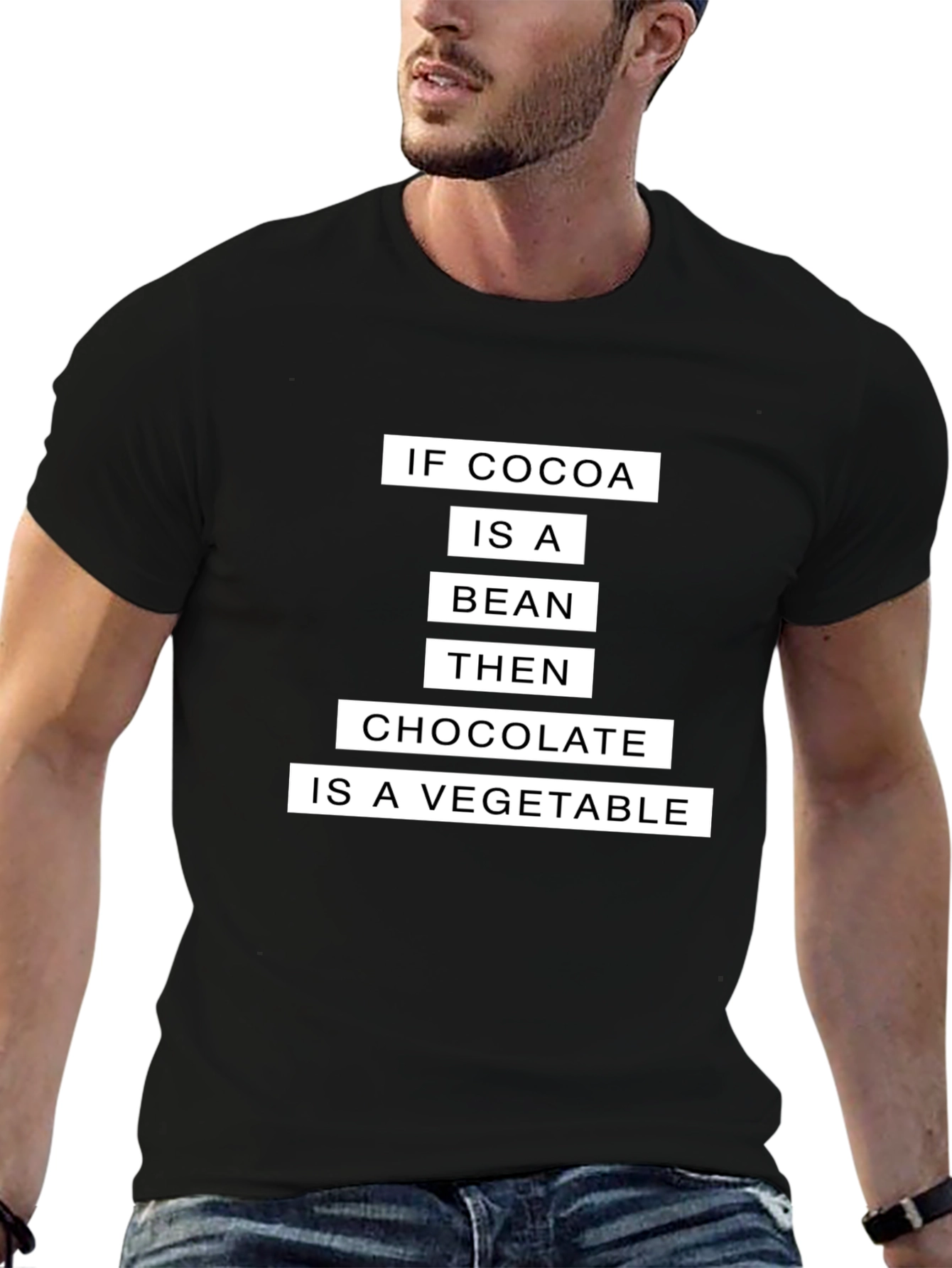 Funny Cocoa Bean Chocolate Vegetable T-Shirt