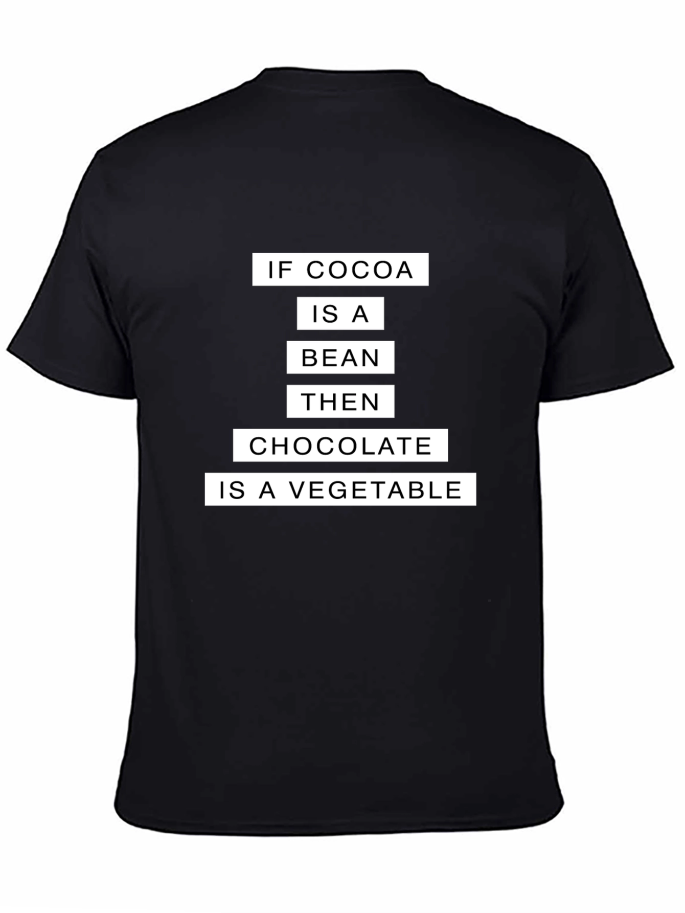 Funny Cocoa Bean Chocolate Vegetable T-Shirt