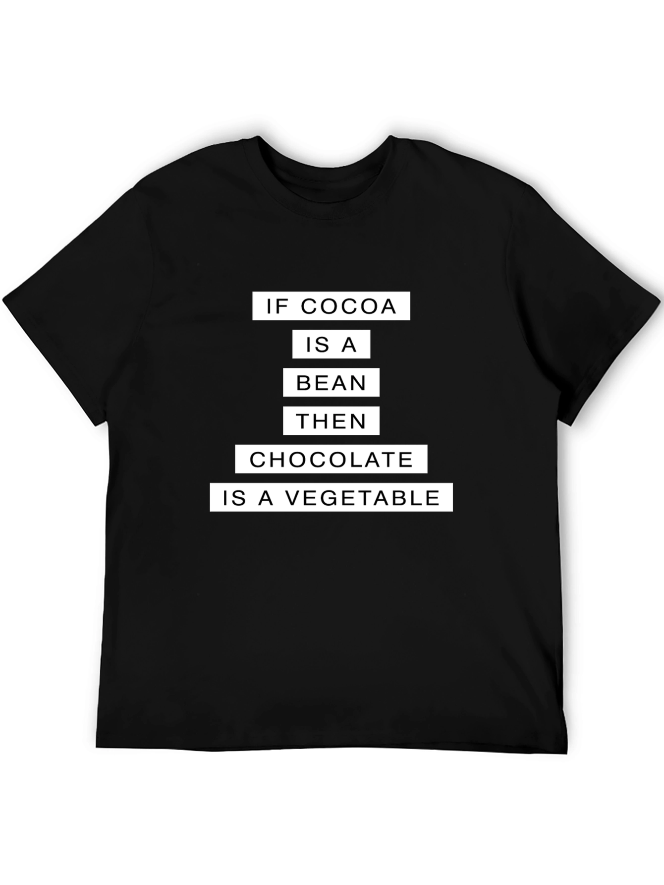 Funny Cocoa Bean Chocolate Vegetable T-Shirt