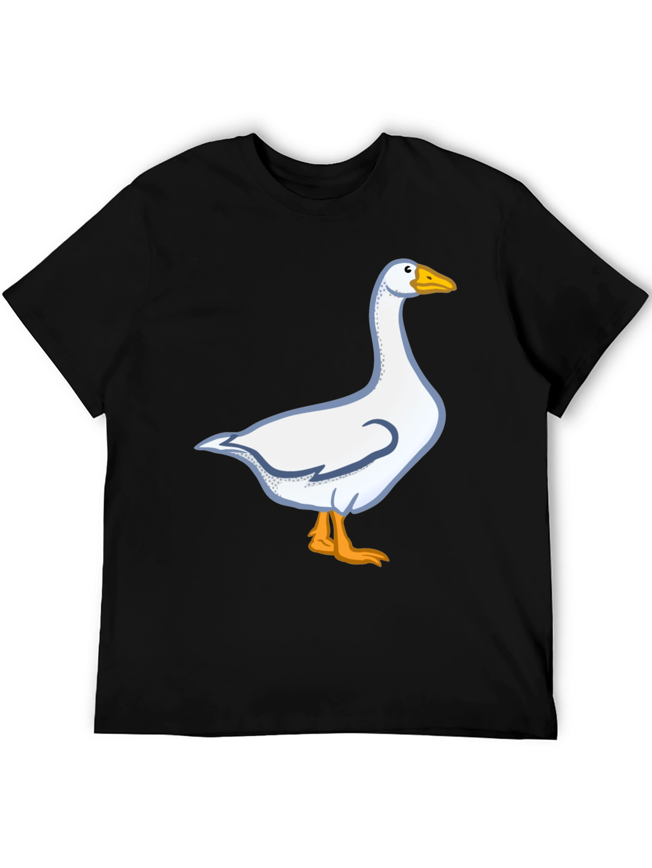 Goose Graphic Tee - Classic Black Cotton T-Shirt