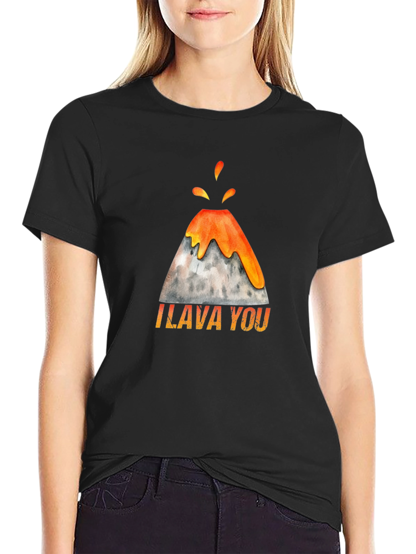 I Lava You Volcano Graphic Tee