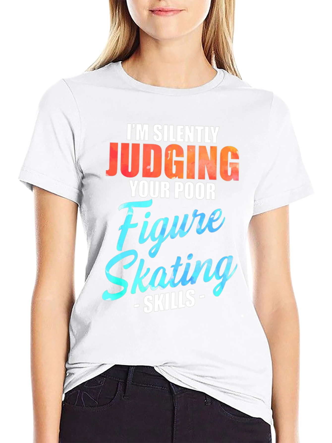 Figure Skating Judge T-Shirt - Silently Judging Skills