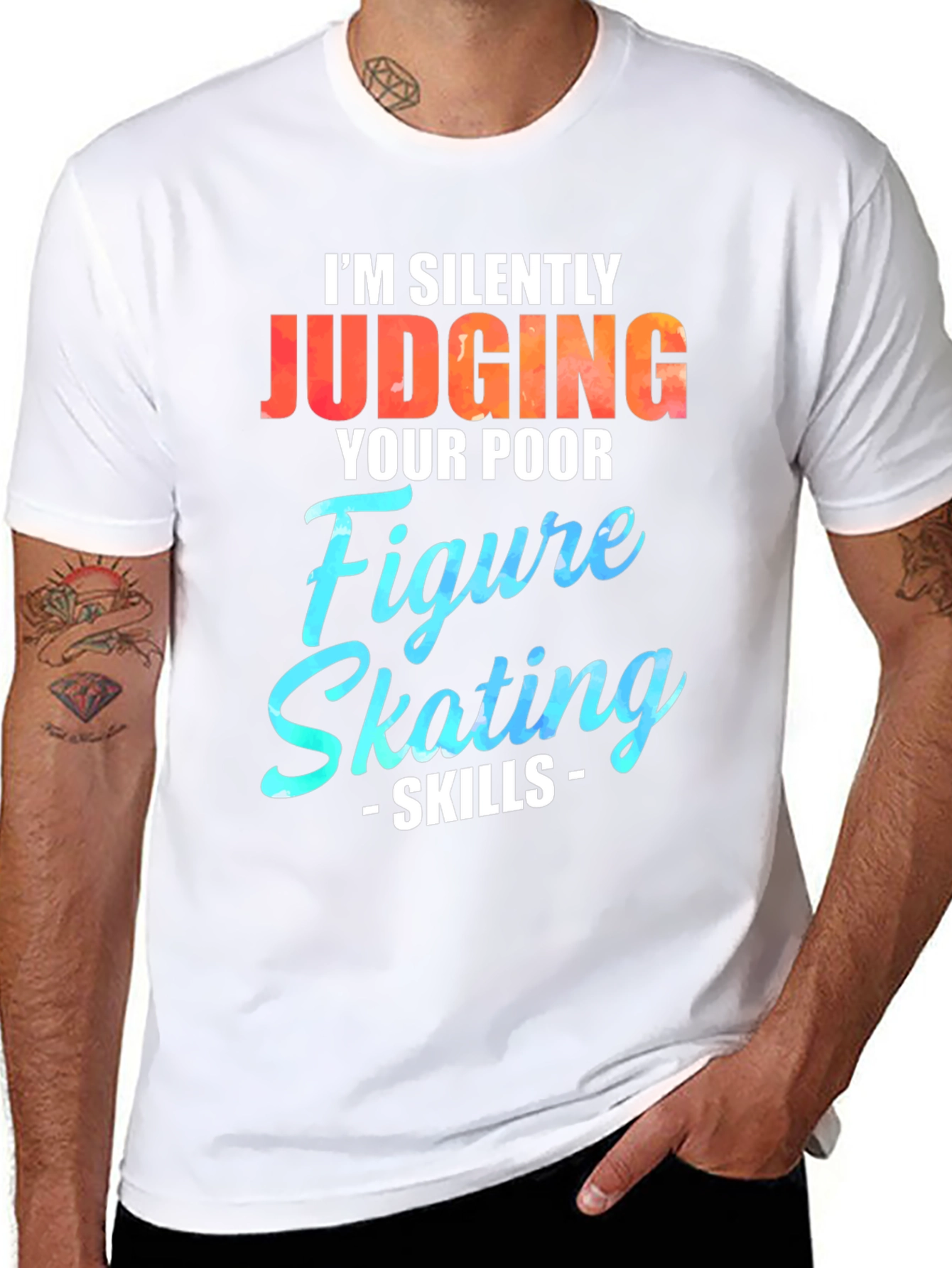 Figure Skating Judge T-Shirt - Silently Judging Skills