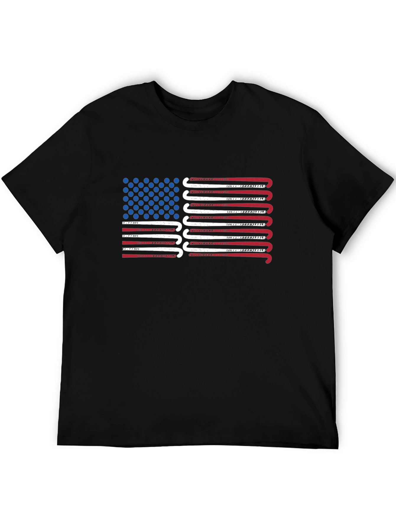 Hockey USA Flag Graphic T-Shirt