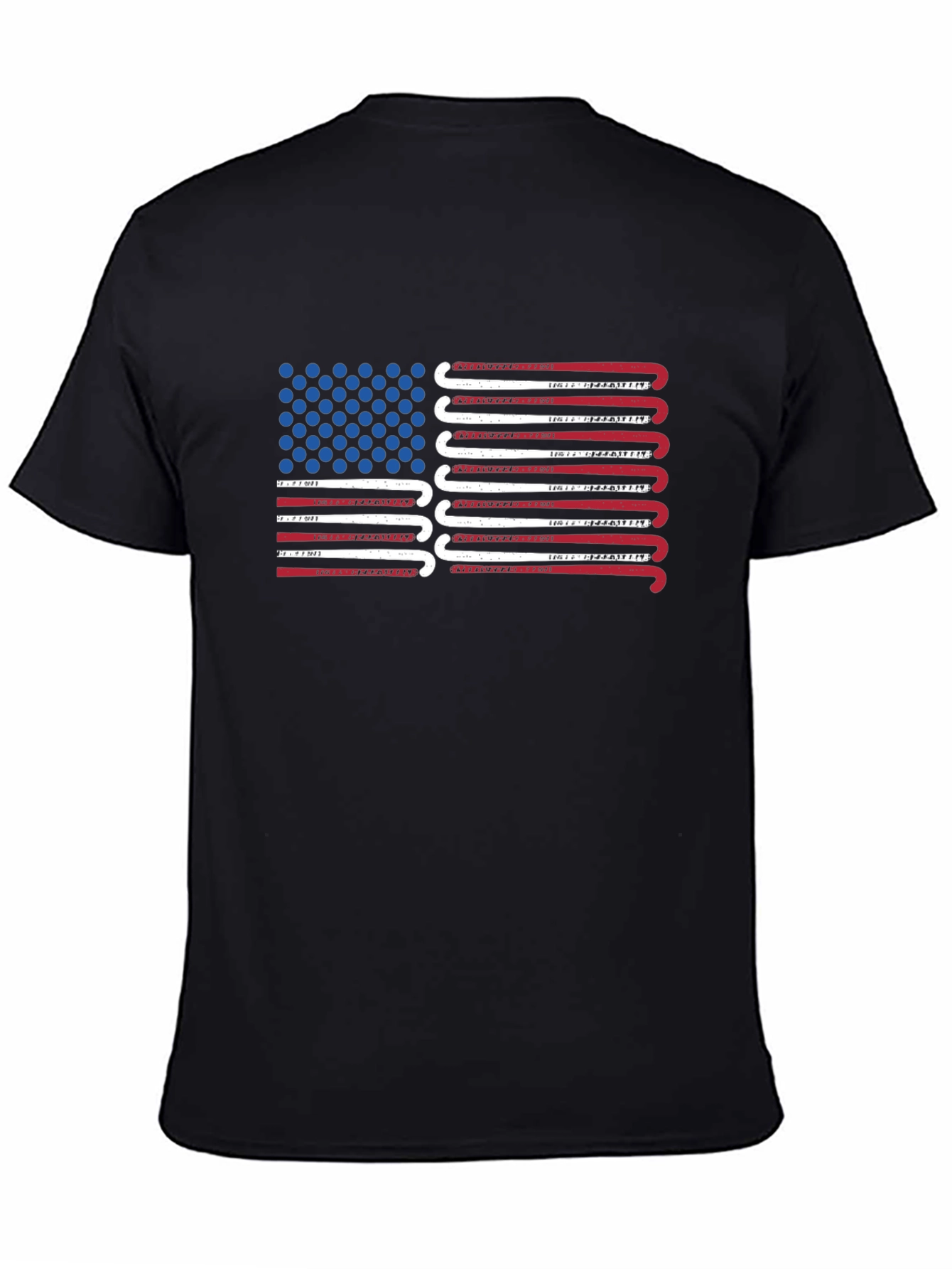 Hockey USA Flag Graphic T-Shirt