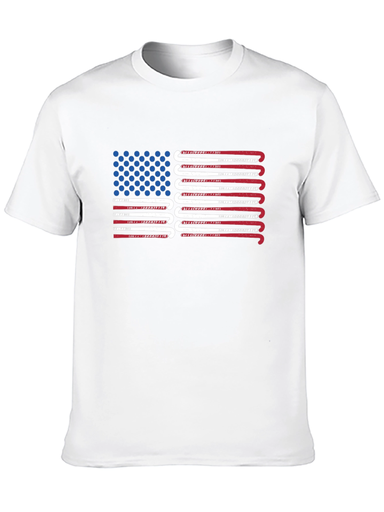 Hockey USA Flag Graphic T-Shirt