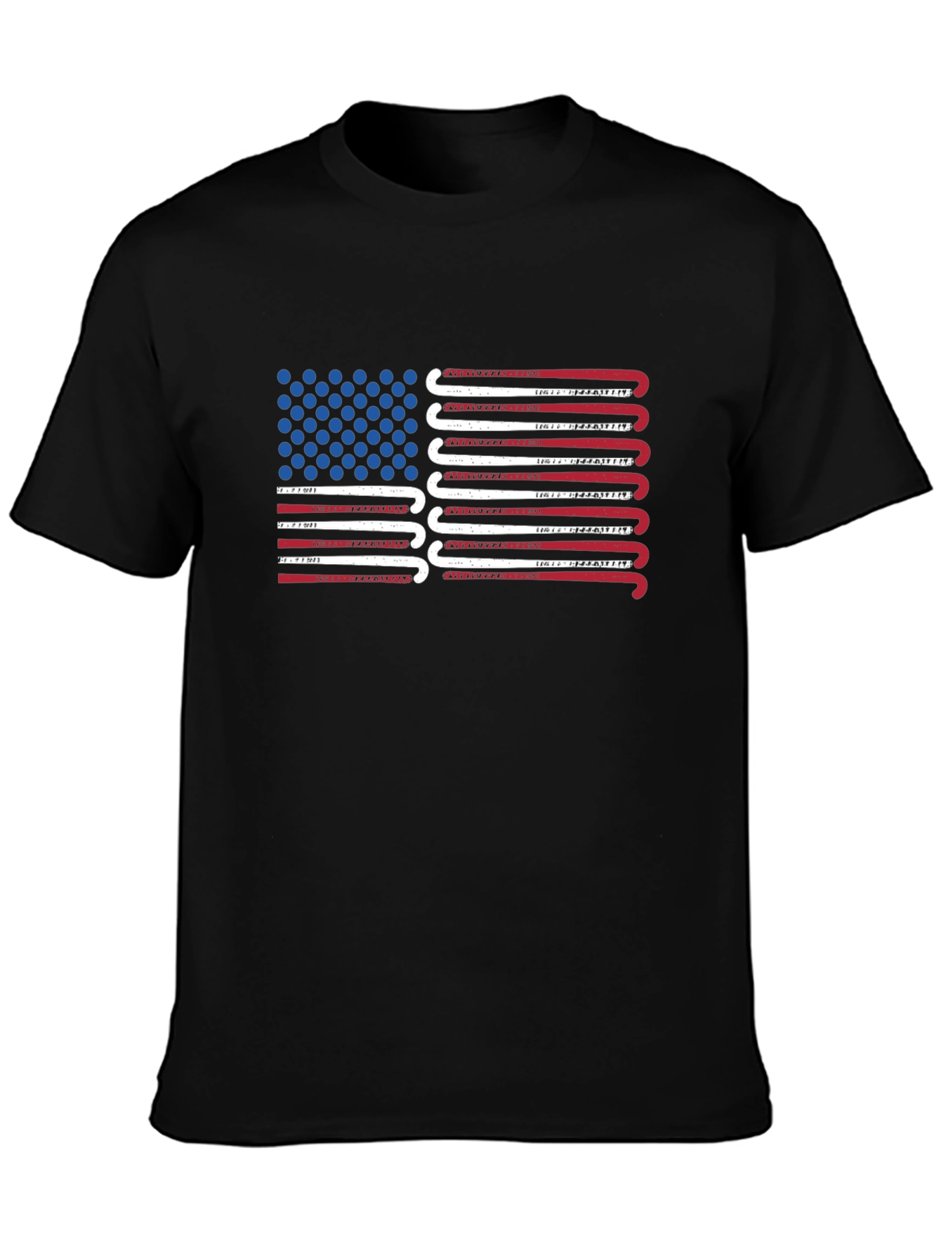 Hockey USA Flag Graphic T-Shirt