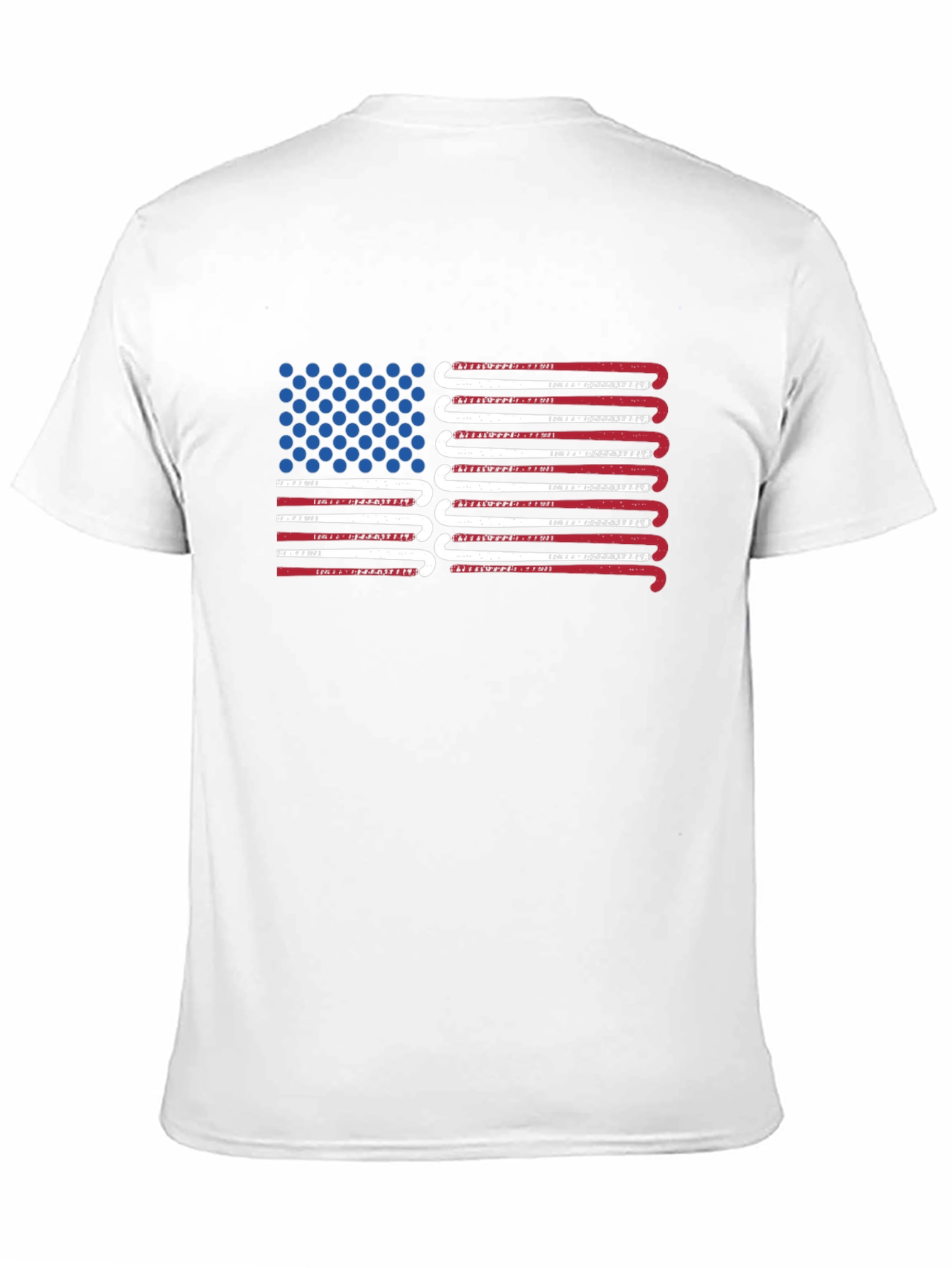 Hockey USA Flag Graphic T-Shirt
